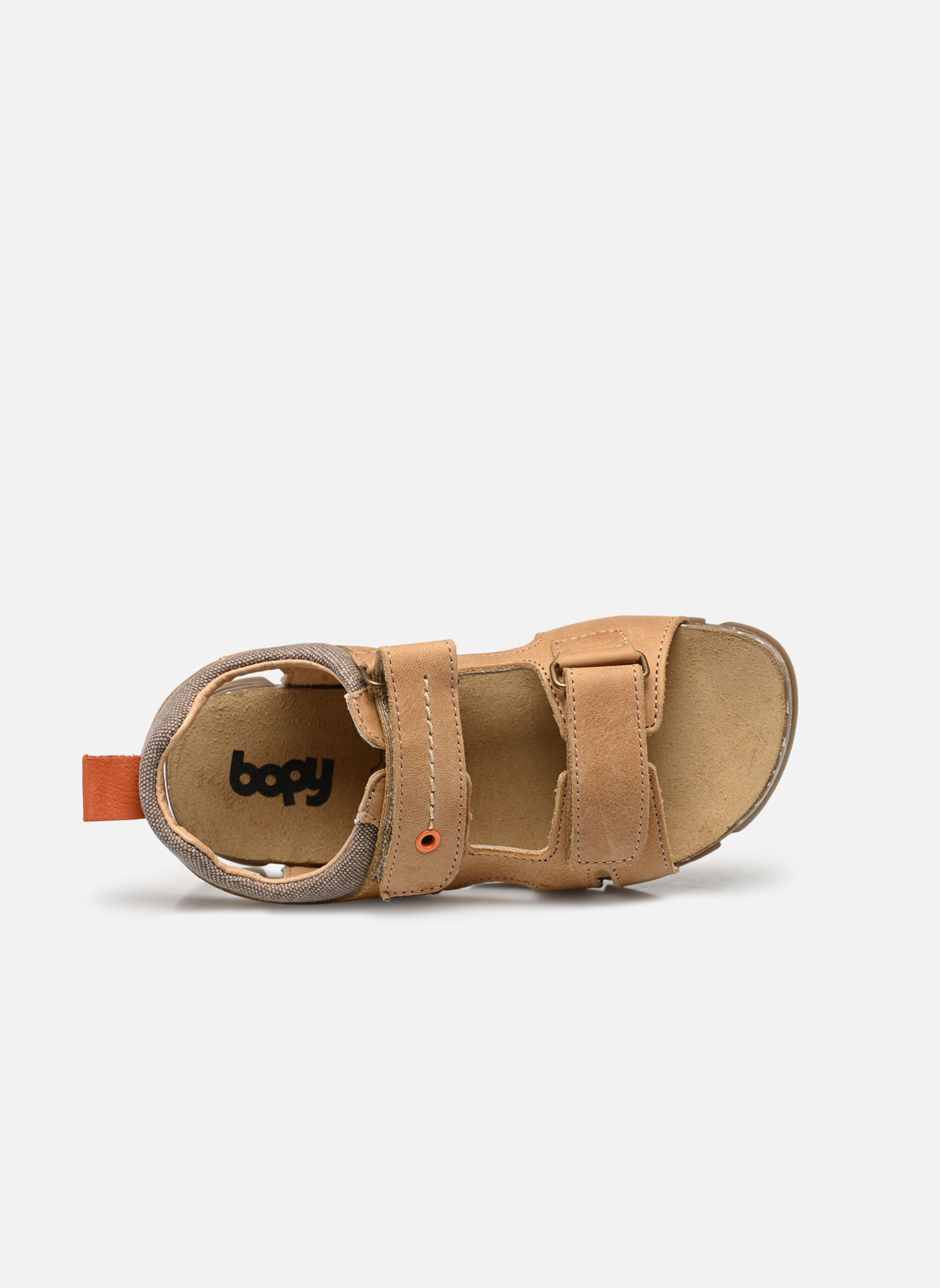 Sandales Epatou garçon marron Bopy Sandales Epatou garçon marron CARAMEL