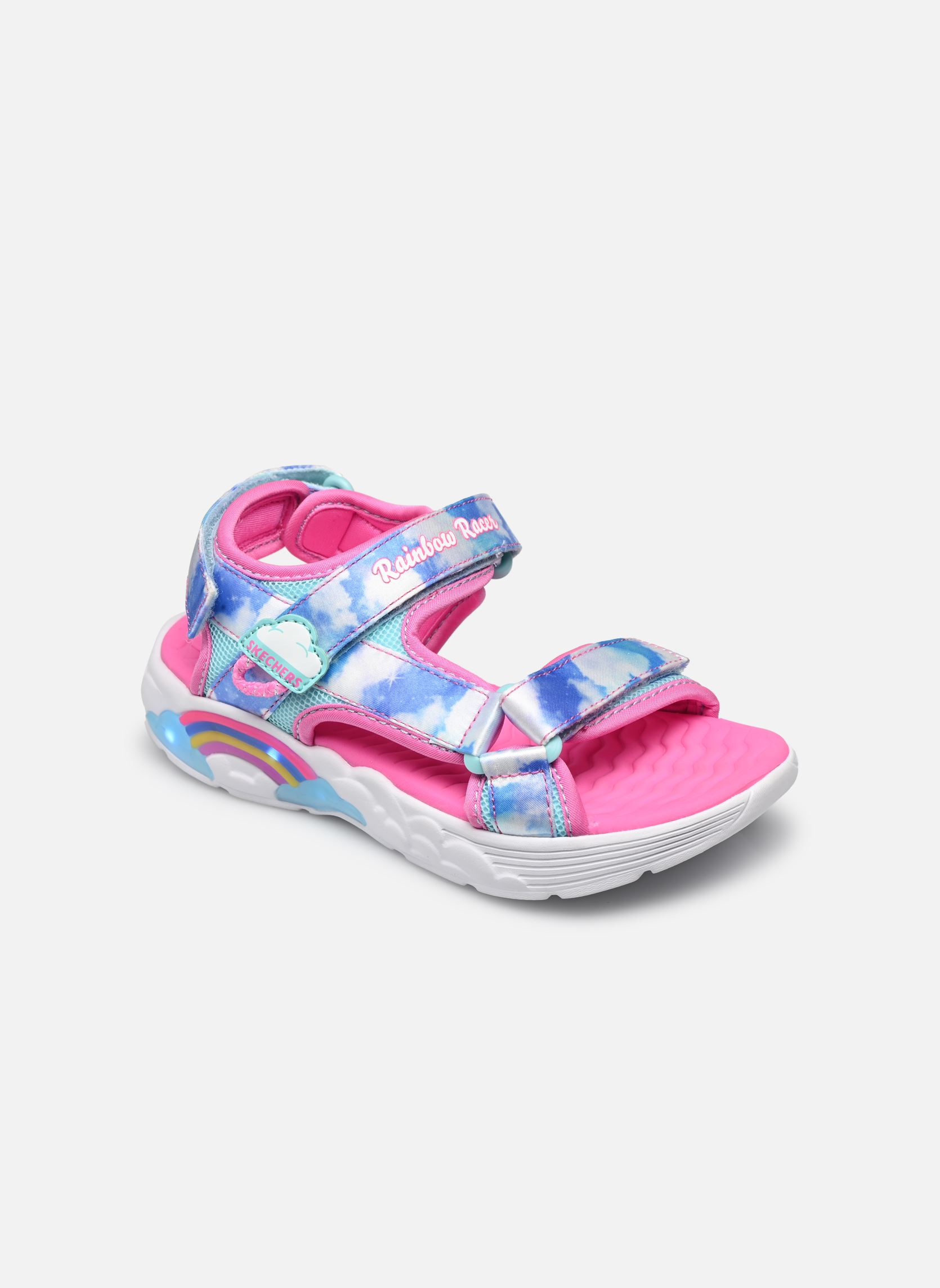 Sandales RAINBOW RACER SANDALS-SUMMER fille multicolore Skechers Sandales RAINBOW RACER SANDALS-SUMMER fille multicolore BLU
