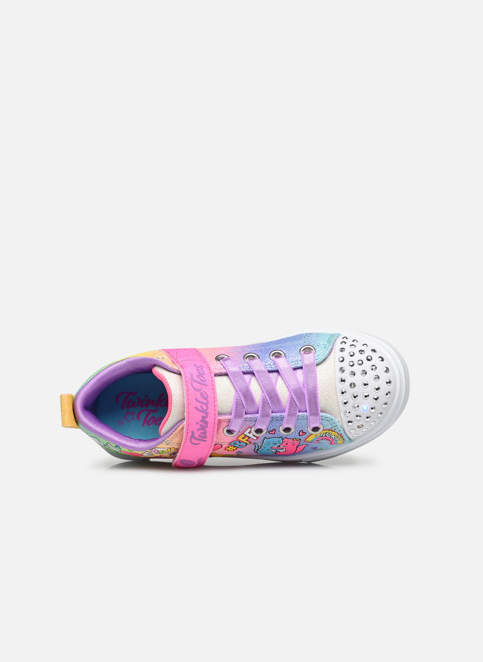 Baskets basses Twinkle Sparks - Heather Char fille multicolore Skechers Baskets basses Twinkle Sparks - Heather Char fille multicolore MLT