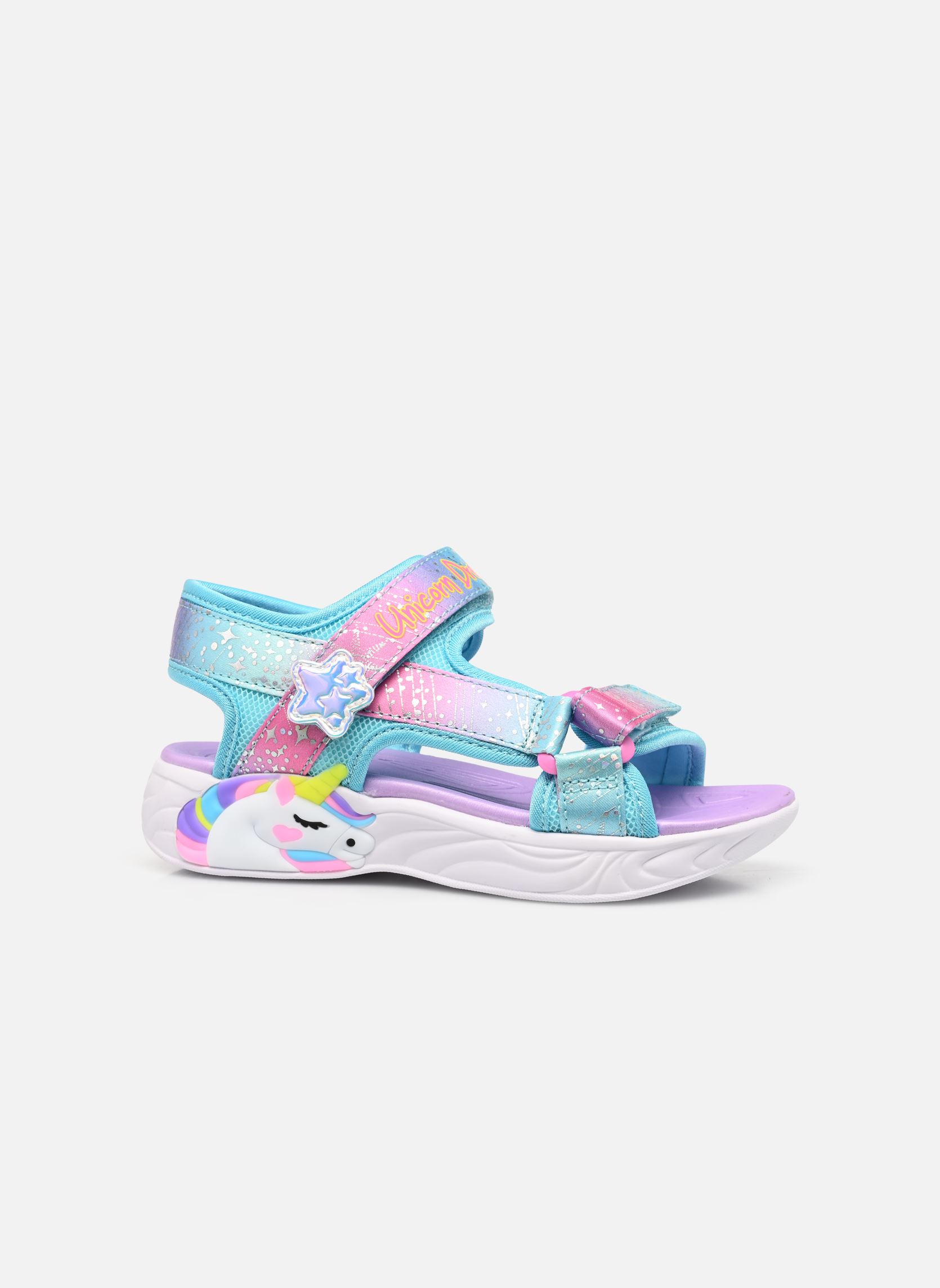 Sandalen UNICORN DREAMS SANDAL mädchen blau Skechers Sandalen UNICORN DREAMS SANDAL mädchen blau PRMT
