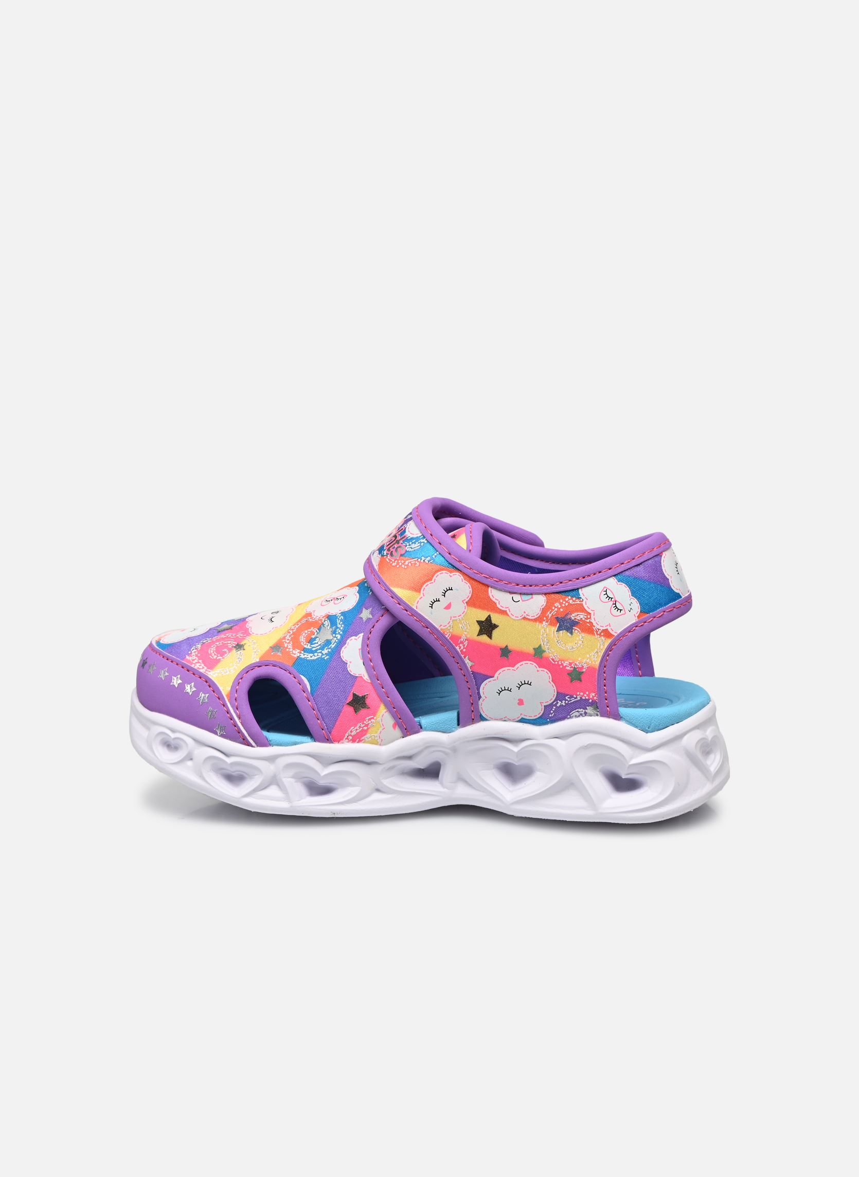 Sandales HEART LIGHTS SANDALS-CUTIE CL fille rose Skechers Sandales HEART LIGHTS SANDALS-CUTIE CL fille rose LVMT