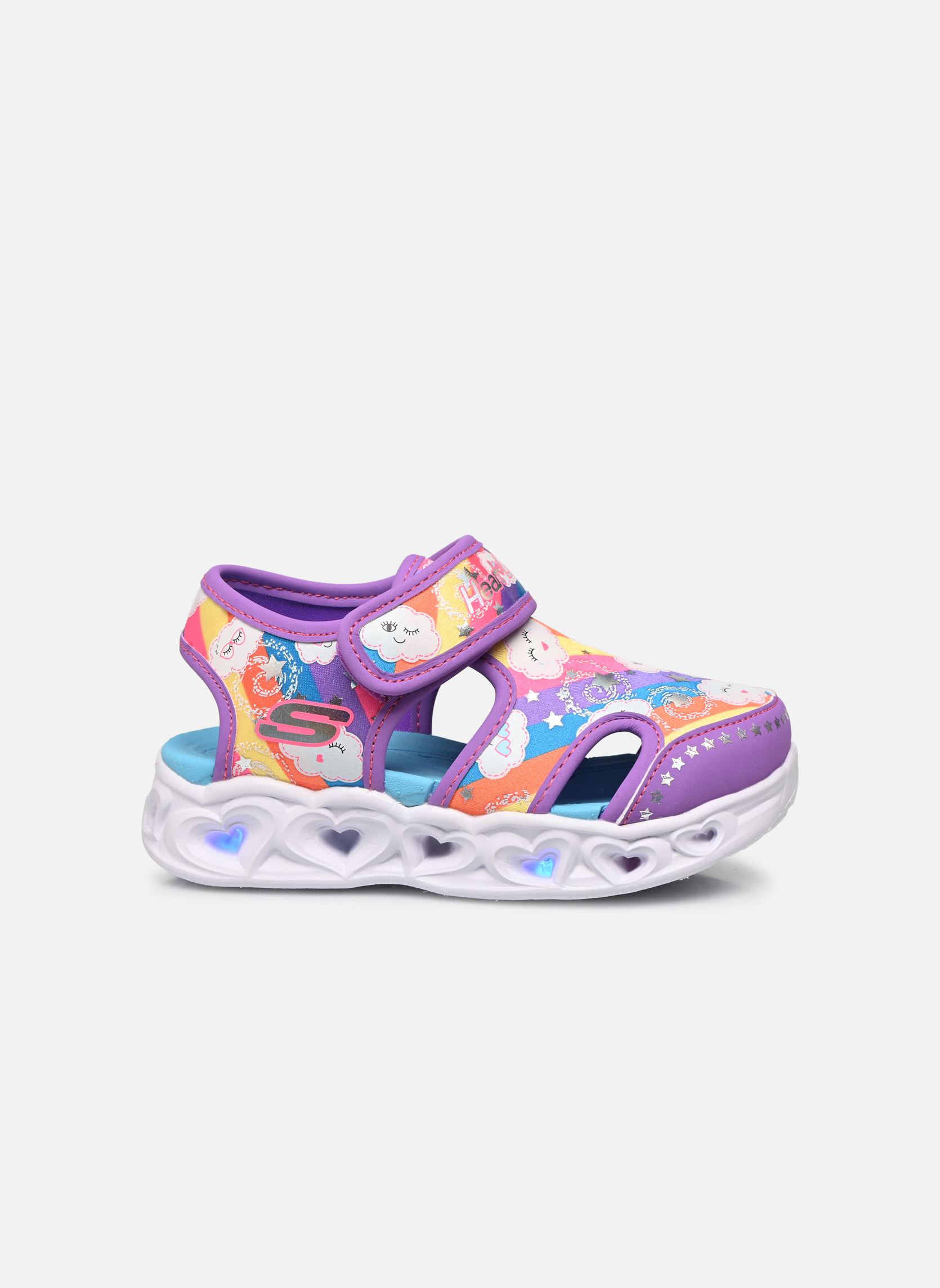 Sandales HEART LIGHTS SANDALS-CUTIE CL fille rose Skechers Sandales HEART LIGHTS SANDALS-CUTIE CL fille rose LVMT