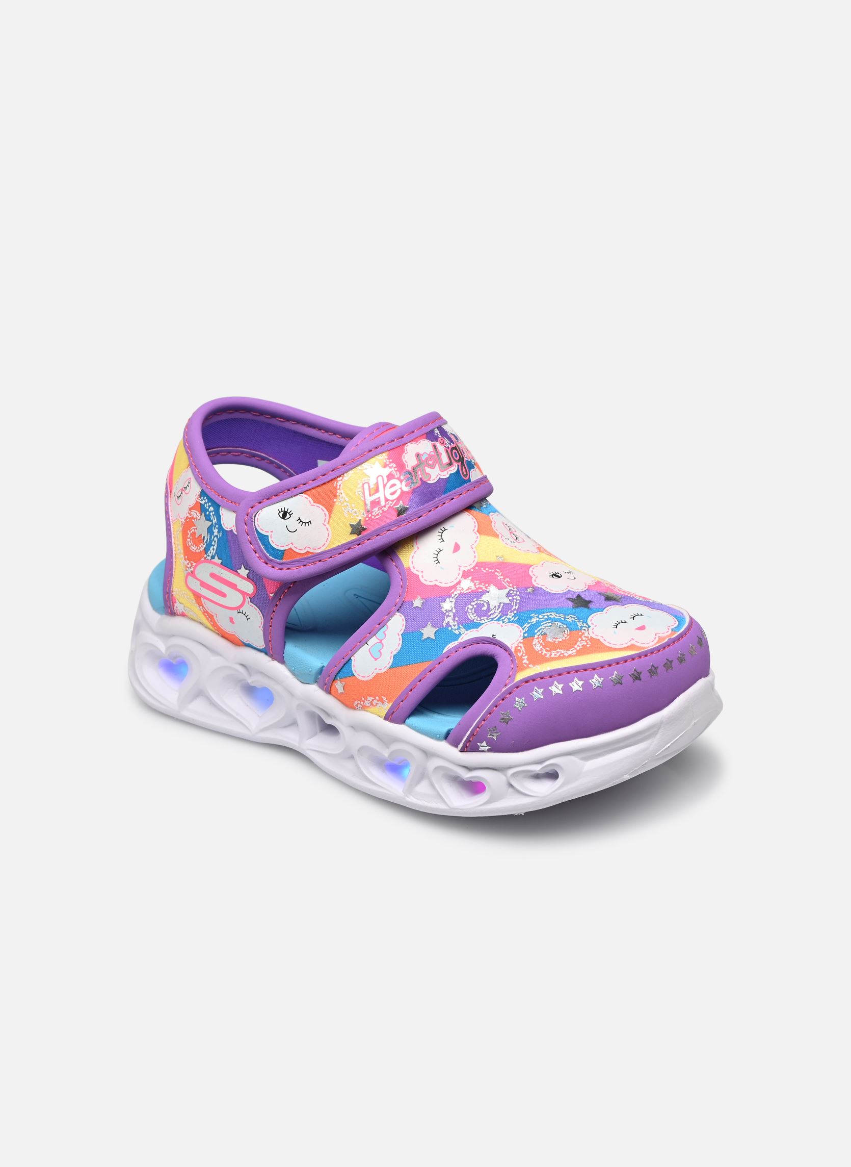 Sandales et nu pieds Skechers HEART LIGHTS SANDALS CUTIE CL pour Enfant - vue 2