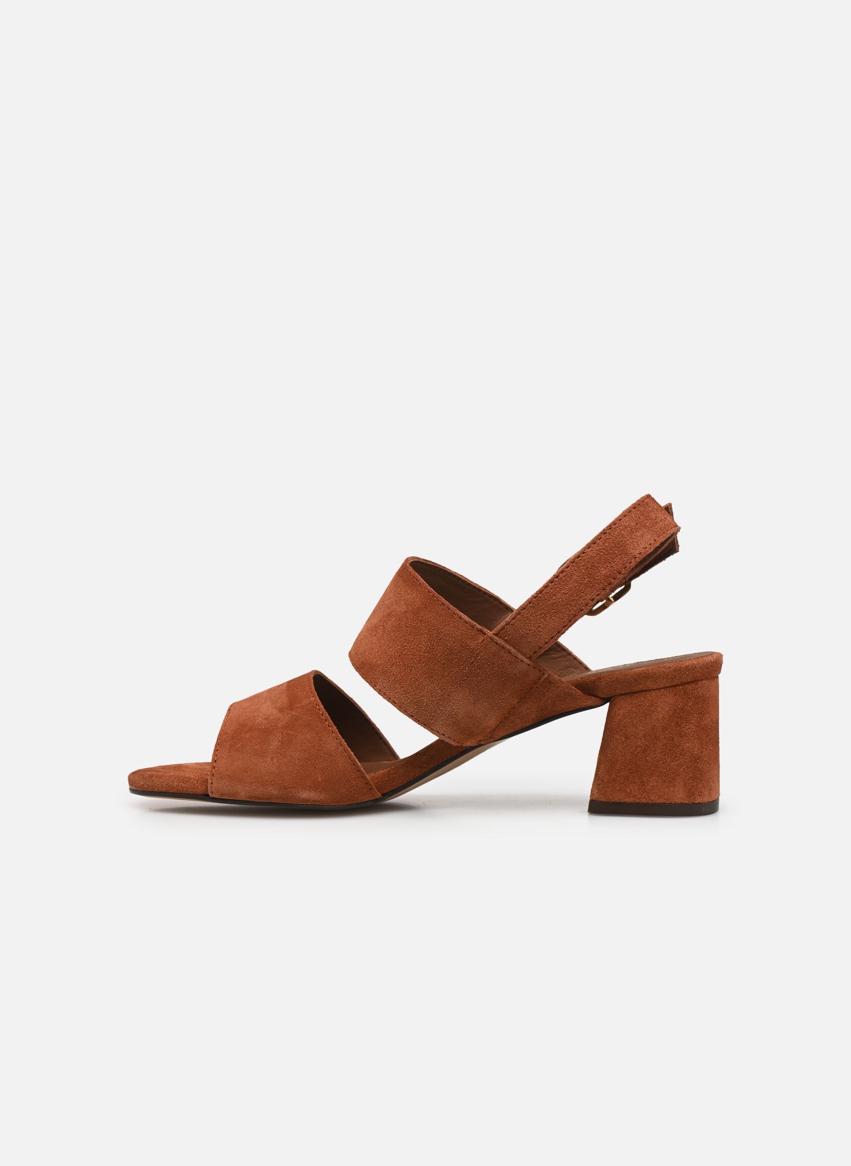 Sandalen Belinda 55 dames roze Anonymous Copenhagen Sandalen Belinda 55 dames roze CALF SUEDE NATURAL CORAL