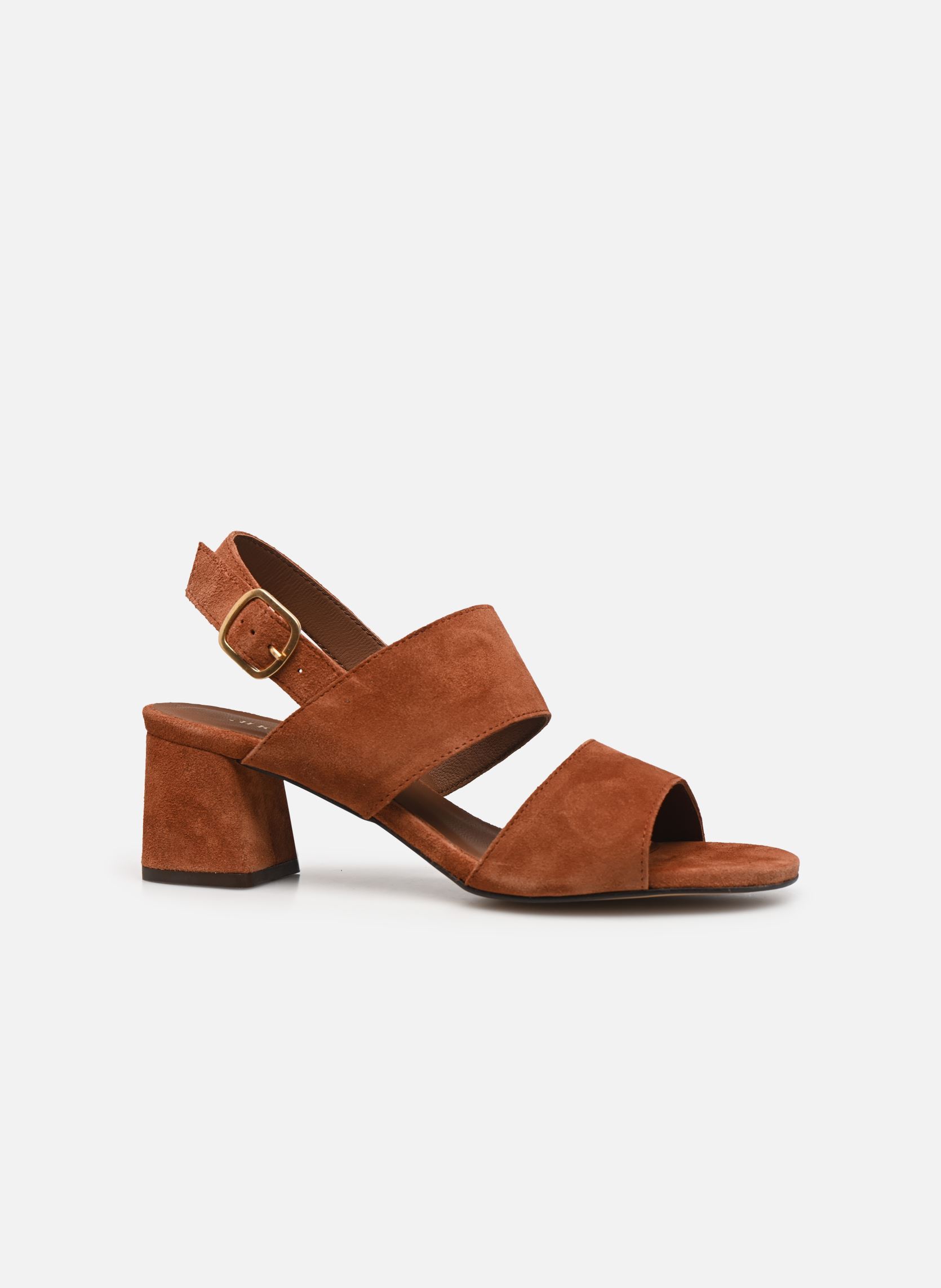 Sandalen Belinda 55 dames roze Anonymous Copenhagen Sandalen Belinda 55 dames roze CALF SUEDE NATURAL CORAL