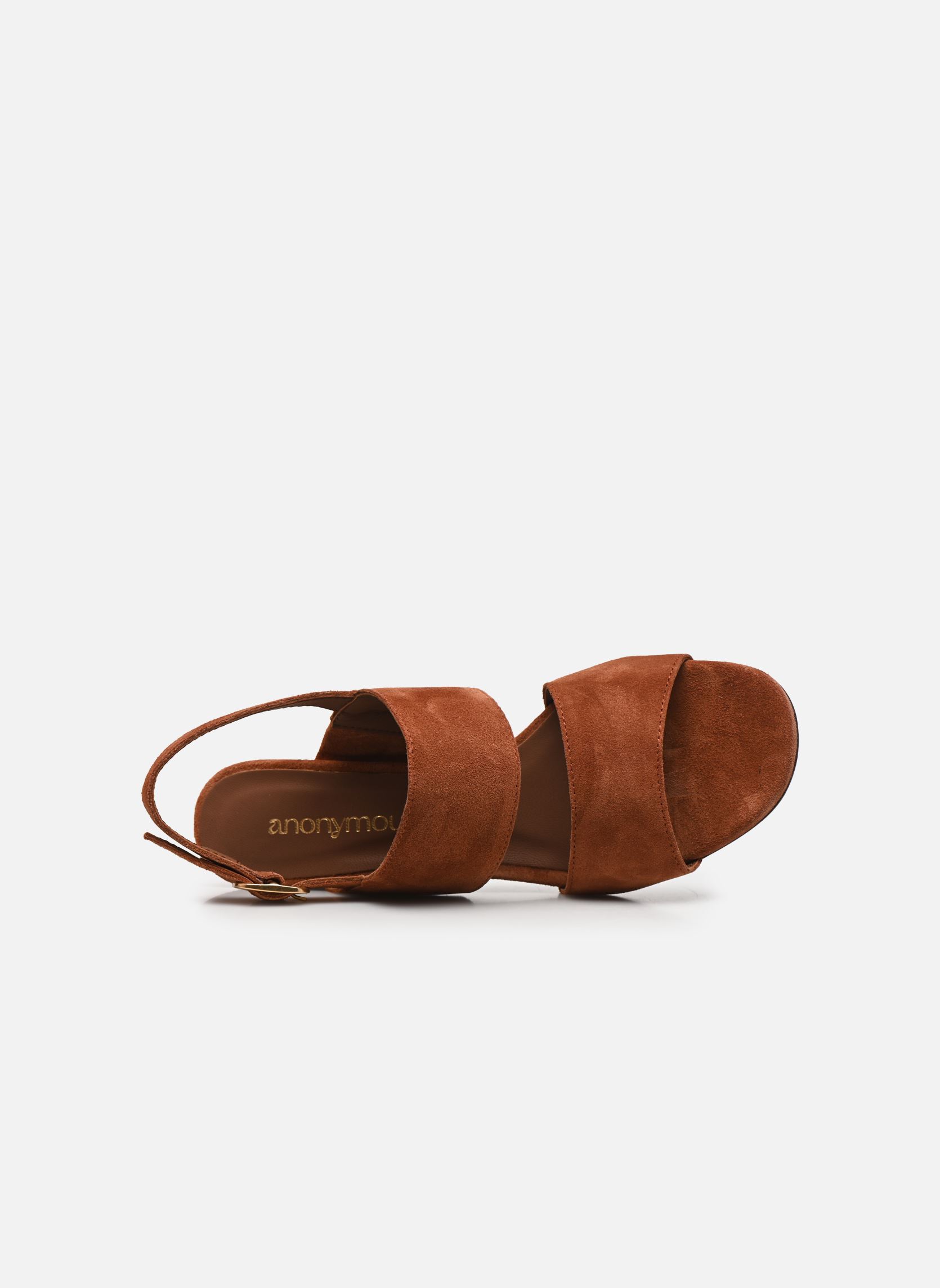 Sandalen Belinda 55 dames roze Anonymous Copenhagen Sandalen Belinda 55 dames roze CALF SUEDE NATURAL CORAL