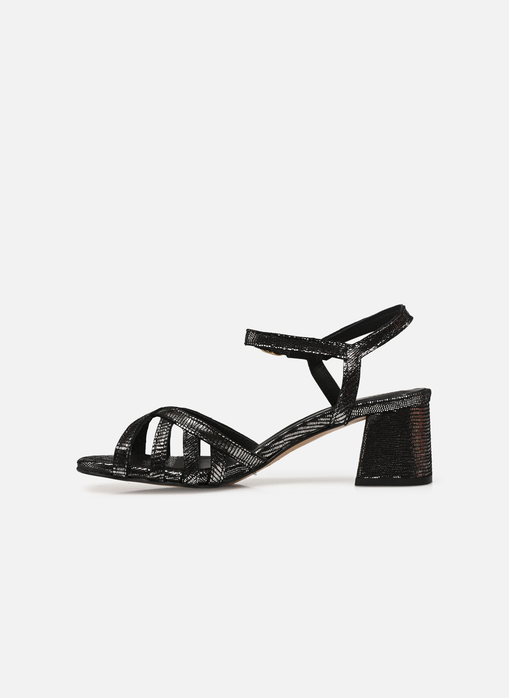 Sandalen ISSI 55 dames grijs Anonymous Copenhagen Sandalen ISSI 55 dames grijs LIZARD METALLIC GOAT PLATINUM