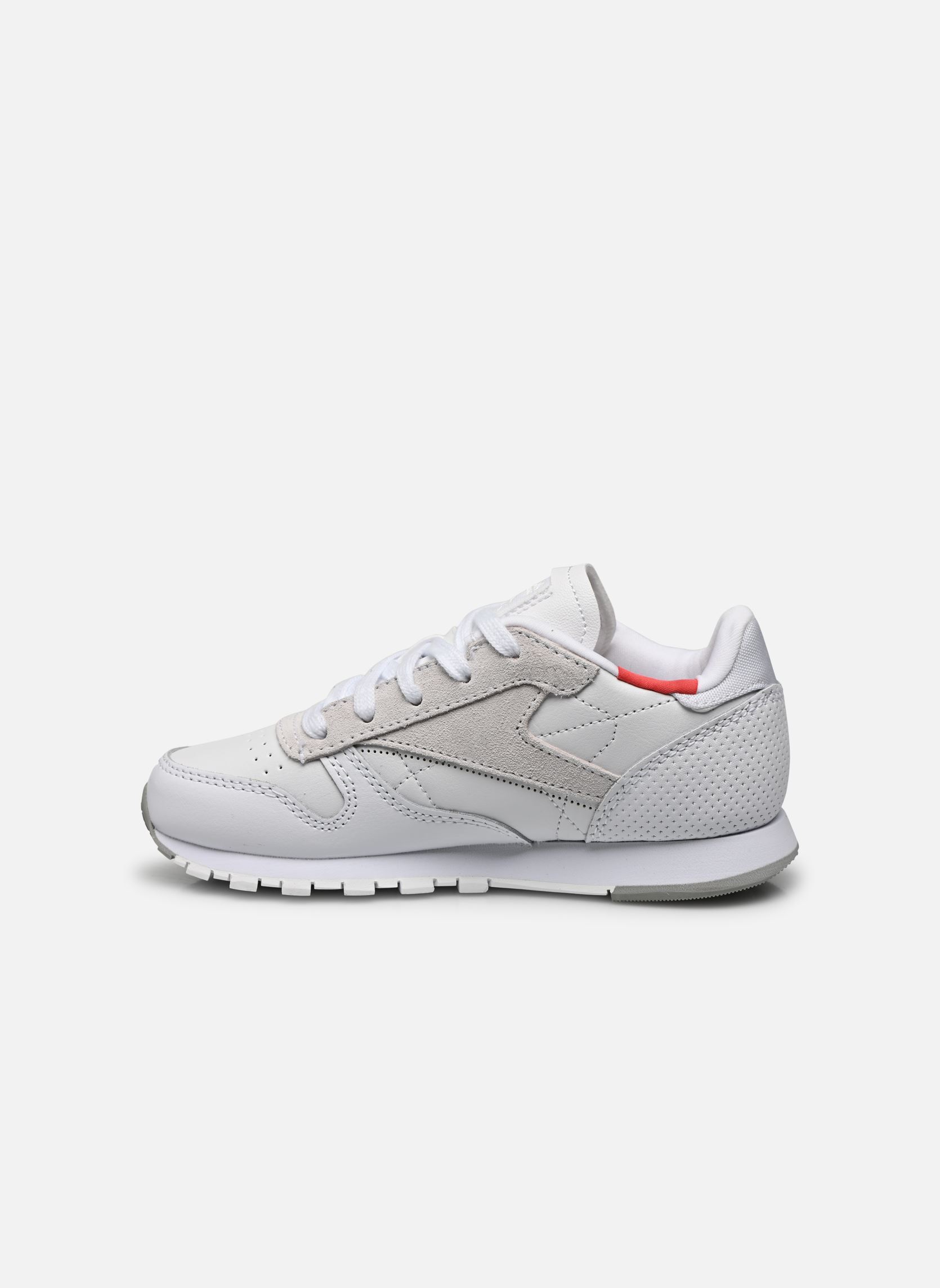Baskets basses Cl Lthr C blanc Reebok Baskets basses Cl Lthr C blanc Ftwwht/Mgsogr/Rhodon