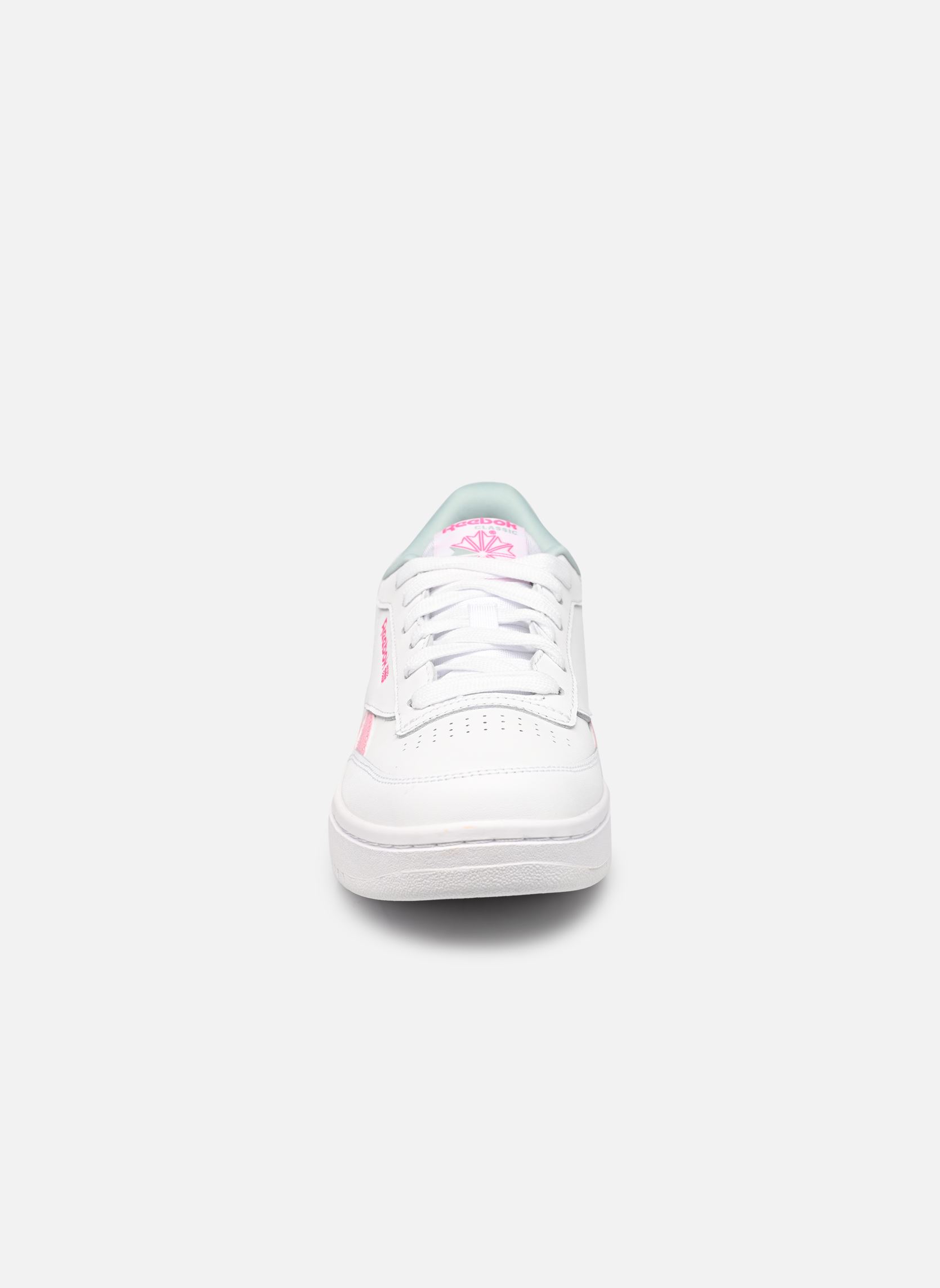 Baskets basses Club C Double J fille blanc Reebok Baskets basses Club C Double J fille blanc Ftwr White/Proud Pink/Seaside
