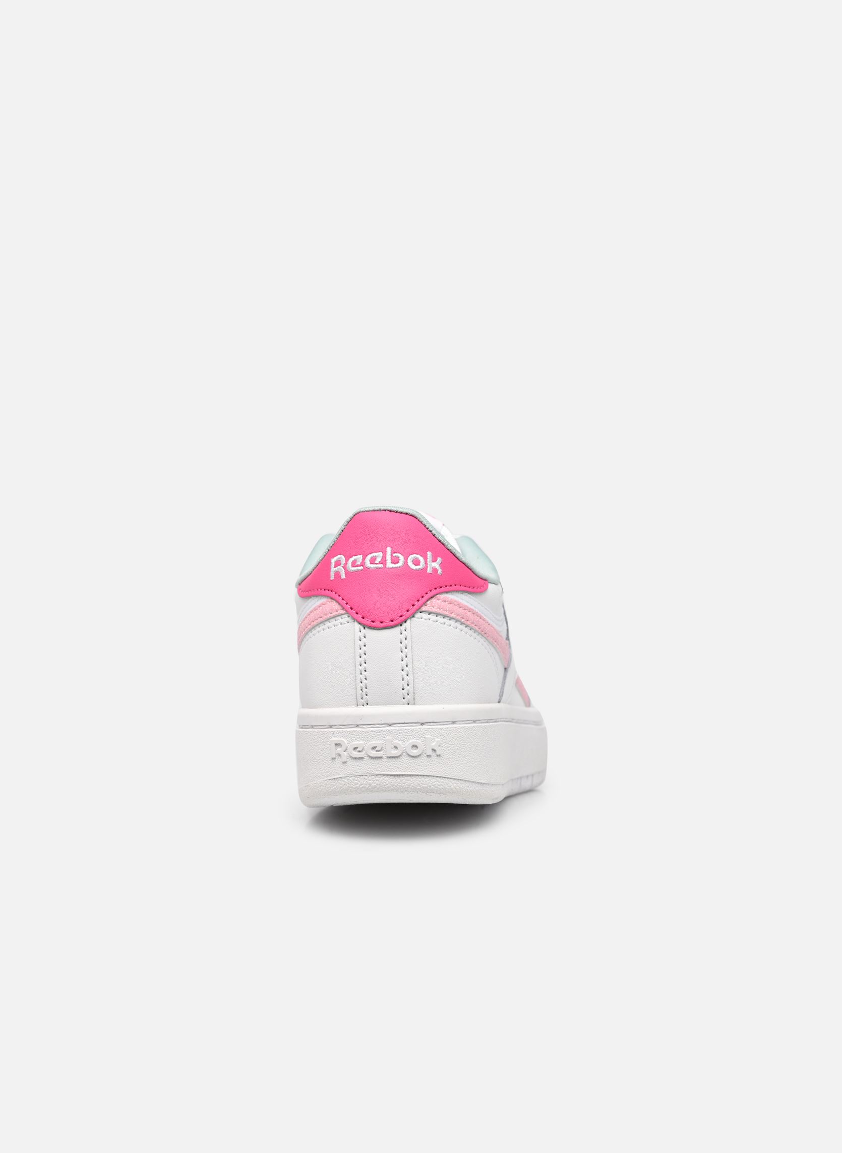 Baskets basses Club C Double J fille blanc Reebok Baskets basses Club C Double J fille blanc Ftwr White/Proud Pink/Seaside