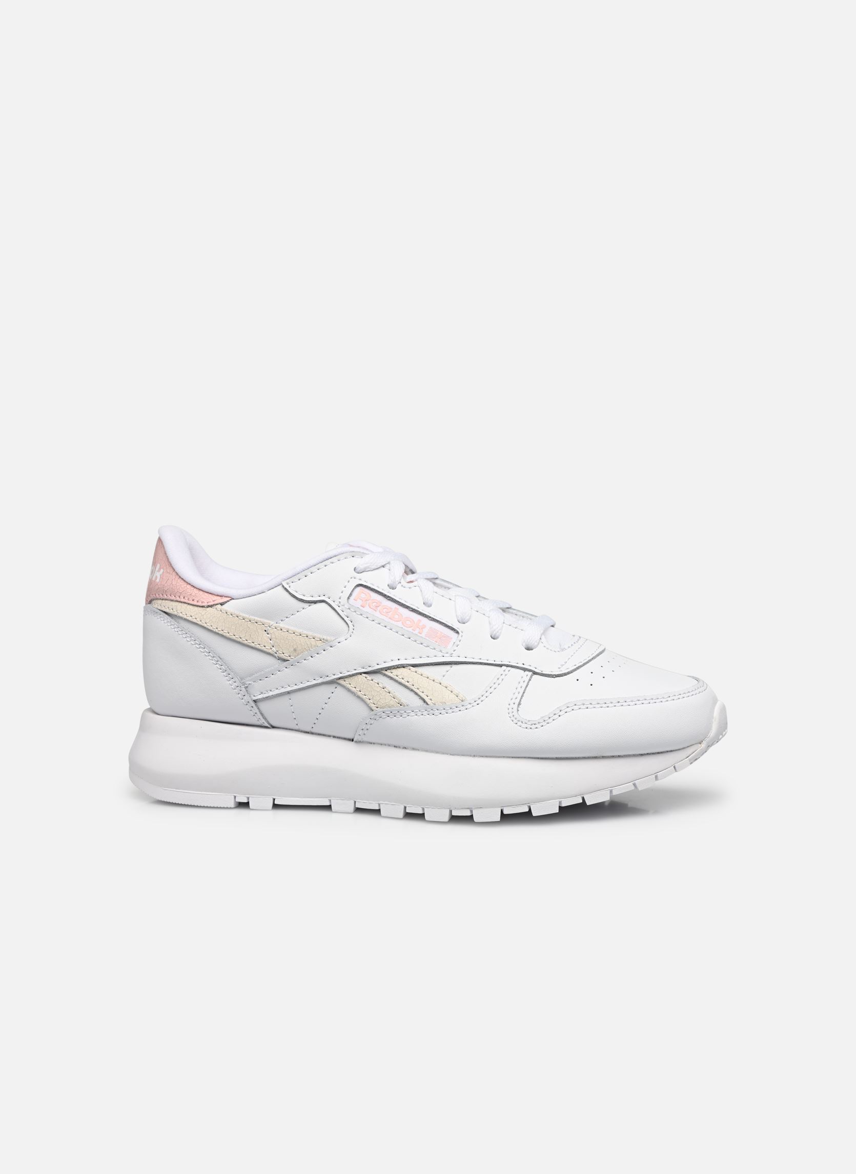 Lage sneakers Classic Leather Sp dames wit Reebok Lage sneakers Classic Leather Sp dames wit Ftwwht/Ftwwht/Porpnk