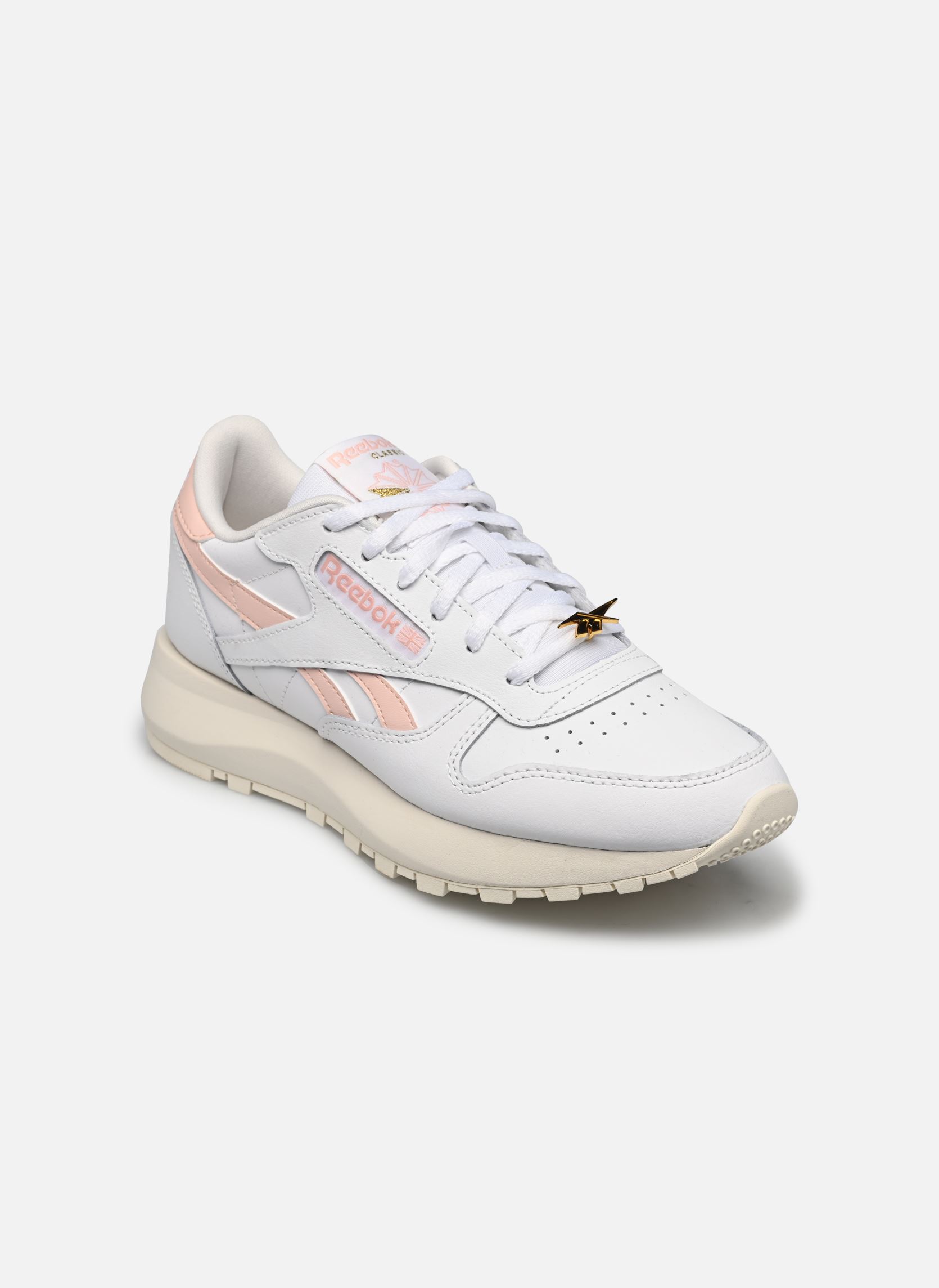 Baskets basses Classic Leather Sp femme blanc Reebok Baskets basses Classic Leather Sp femme blanc Ftwwht/Pospin/Chalk