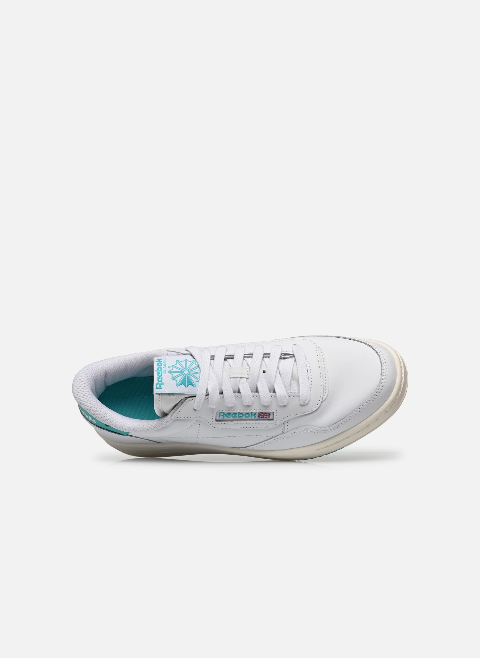 Niedrige Sneaker Court Peak herren weiß Reebok Niedrige Sneaker Court Peak herren weiß FTWR WHITE/CHALK/CLASSIC TEAL