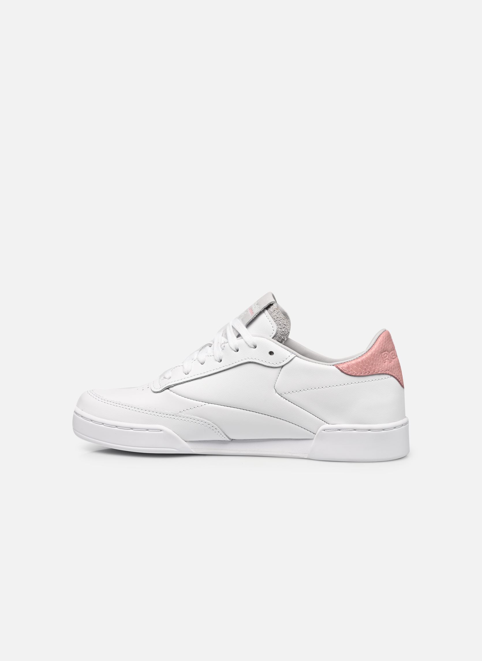 Niedrige Sneaker Club C Clean W damen weiß Reebok Niedrige Sneaker Club C Clean W damen weiß Ftwr White/Smokey Rose/Pure Gr
