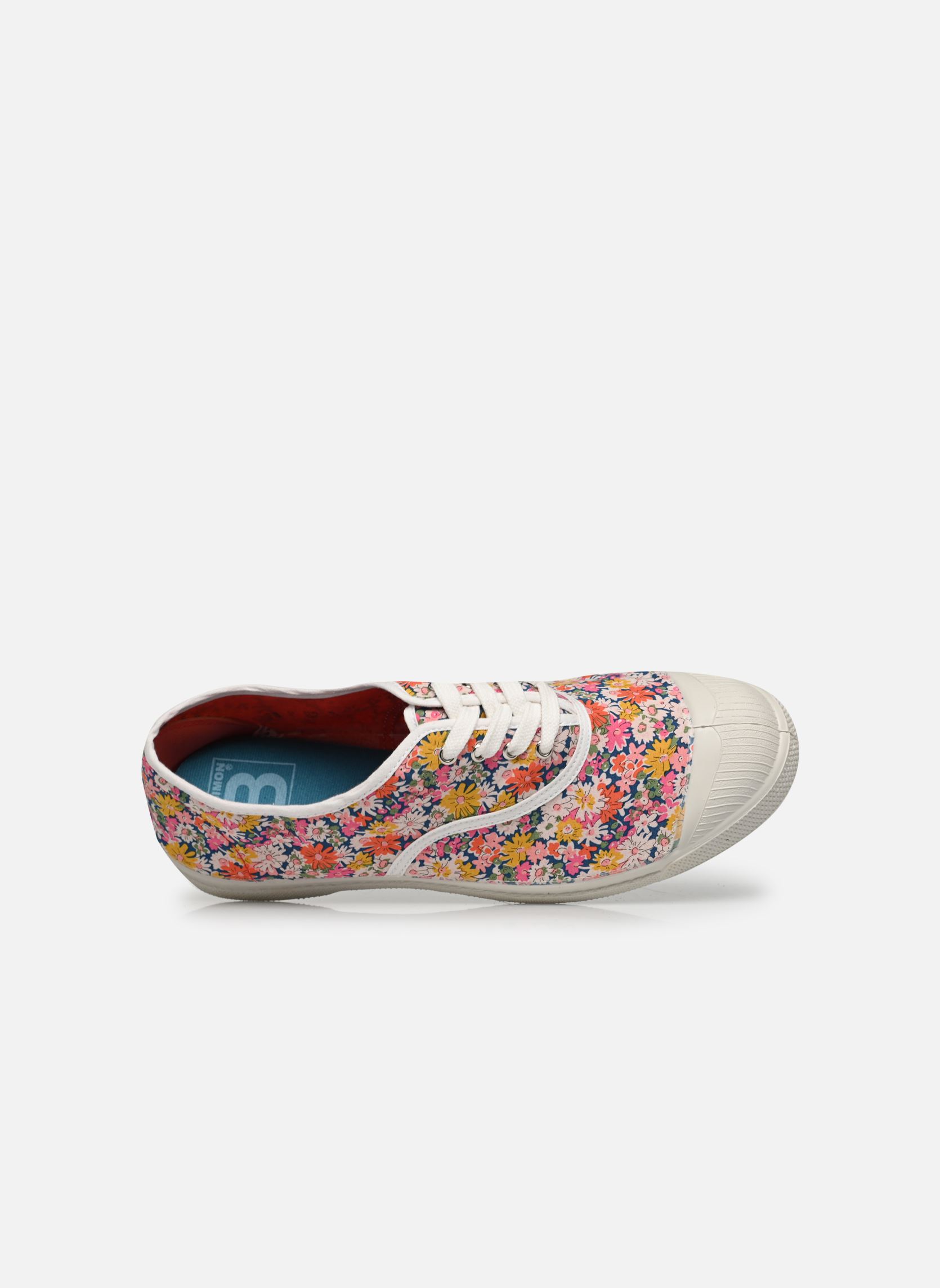 Baskets toile Tennis Liberty W femme multicolore Bensimon Baskets toile Tennis Liberty W femme multicolore FLEURS LIBBY