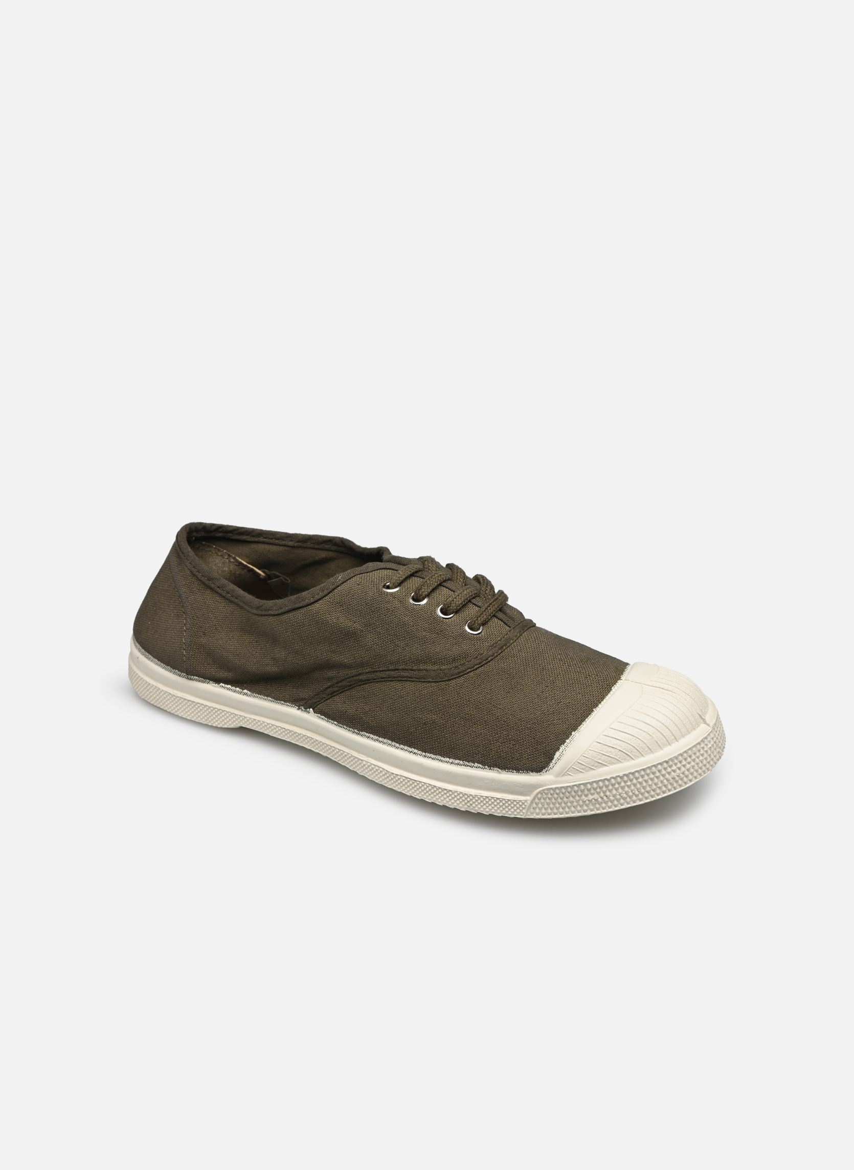 Zapatillas de lona Tennis Lacet W mujer verde Bensimon Zapatillas de lona Tennis Lacet W mujer verde KAKI