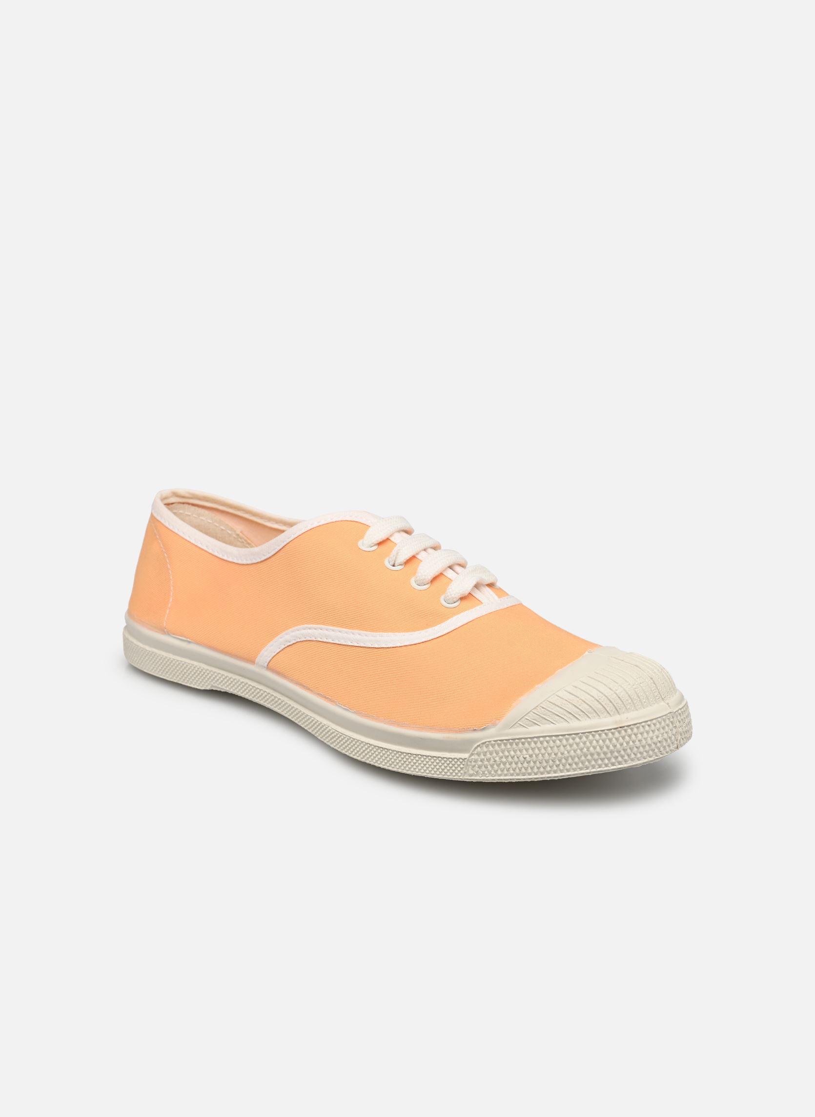 Leinen-Sneaker Tennis Canvas Vintage W damen gelb Bensimon Leinen-Sneaker Tennis Canvas Vintage W damen gelb ABRICOT