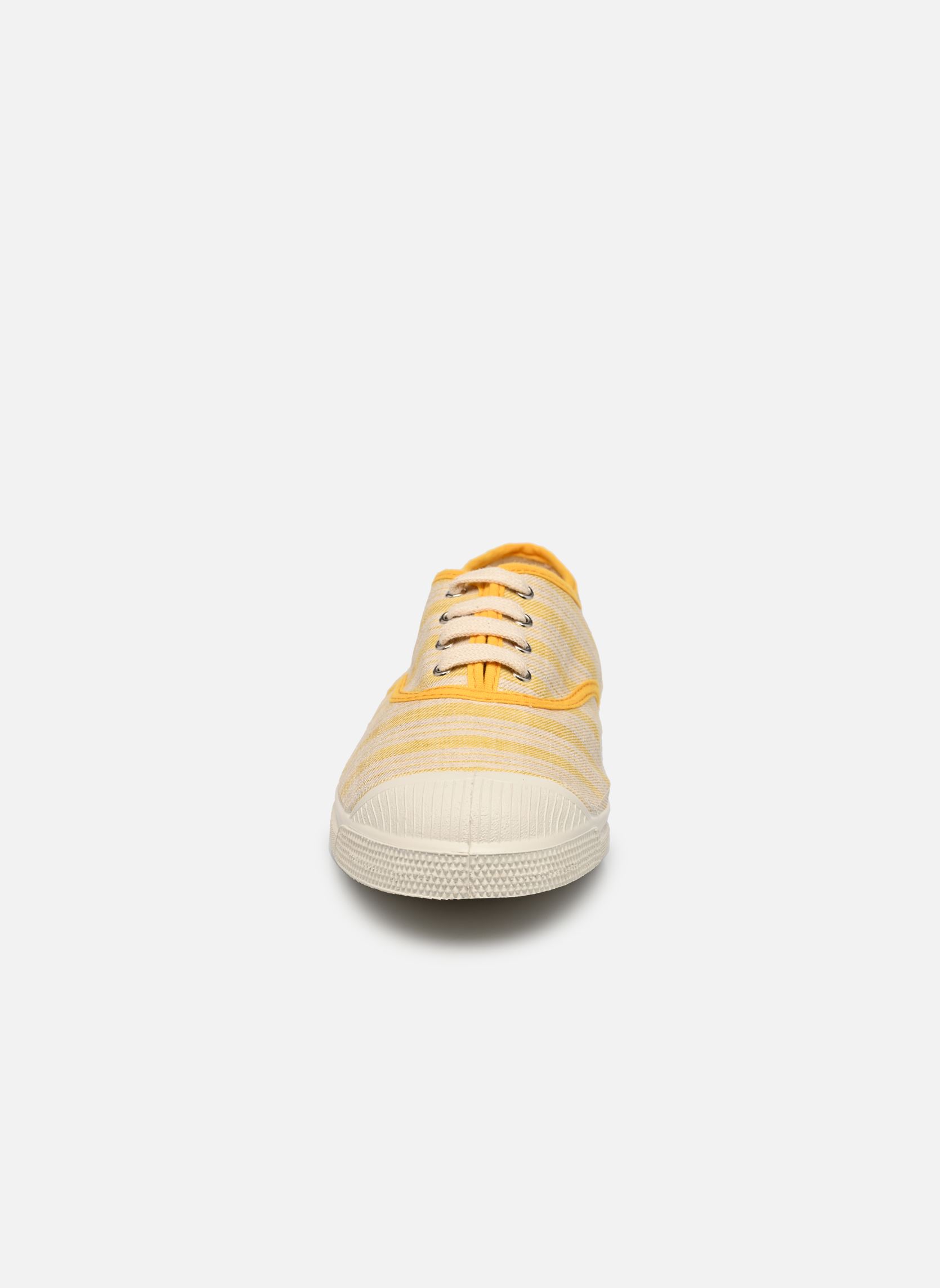 Leinen-Sneaker Tennis Rayure Transat W damen gelb Bensimon Leinen-Sneaker Tennis Rayure Transat W damen gelb JAUNE