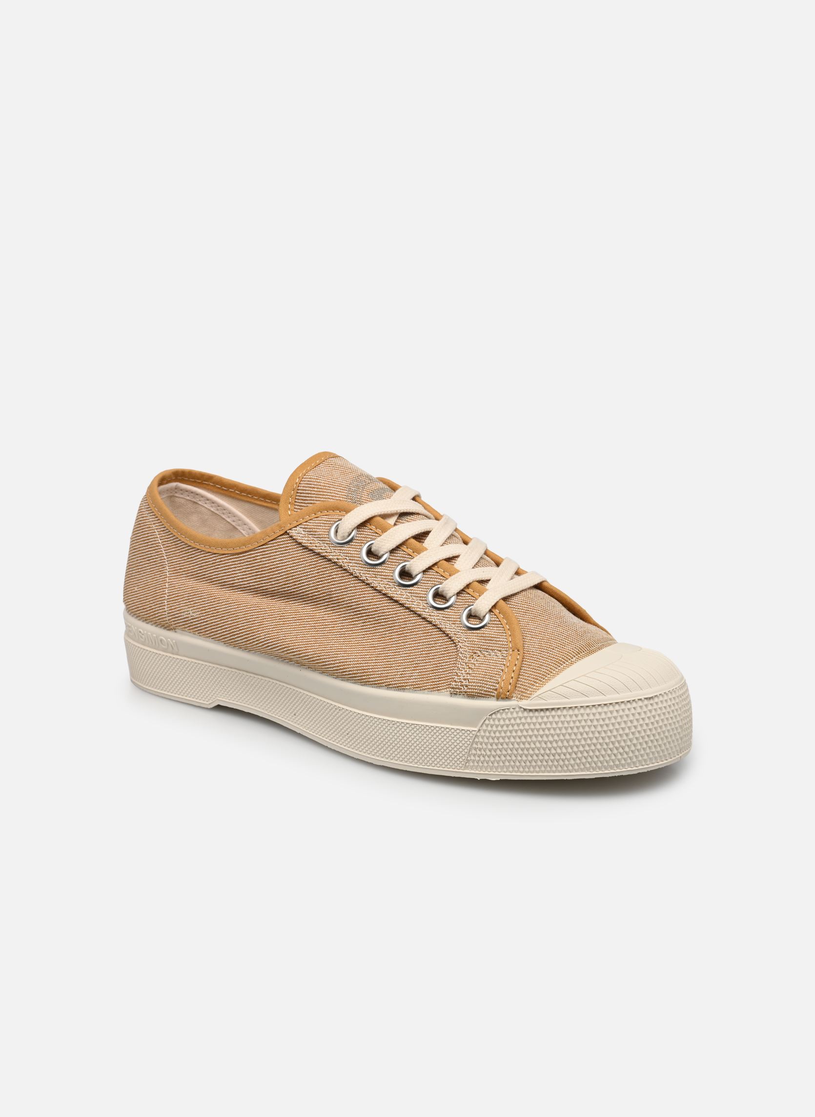 Baskets toile Romy B79 Denim Recycle W femme marron Bensimon Baskets toile Romy B79 Denim Recycle W femme marron CURRY