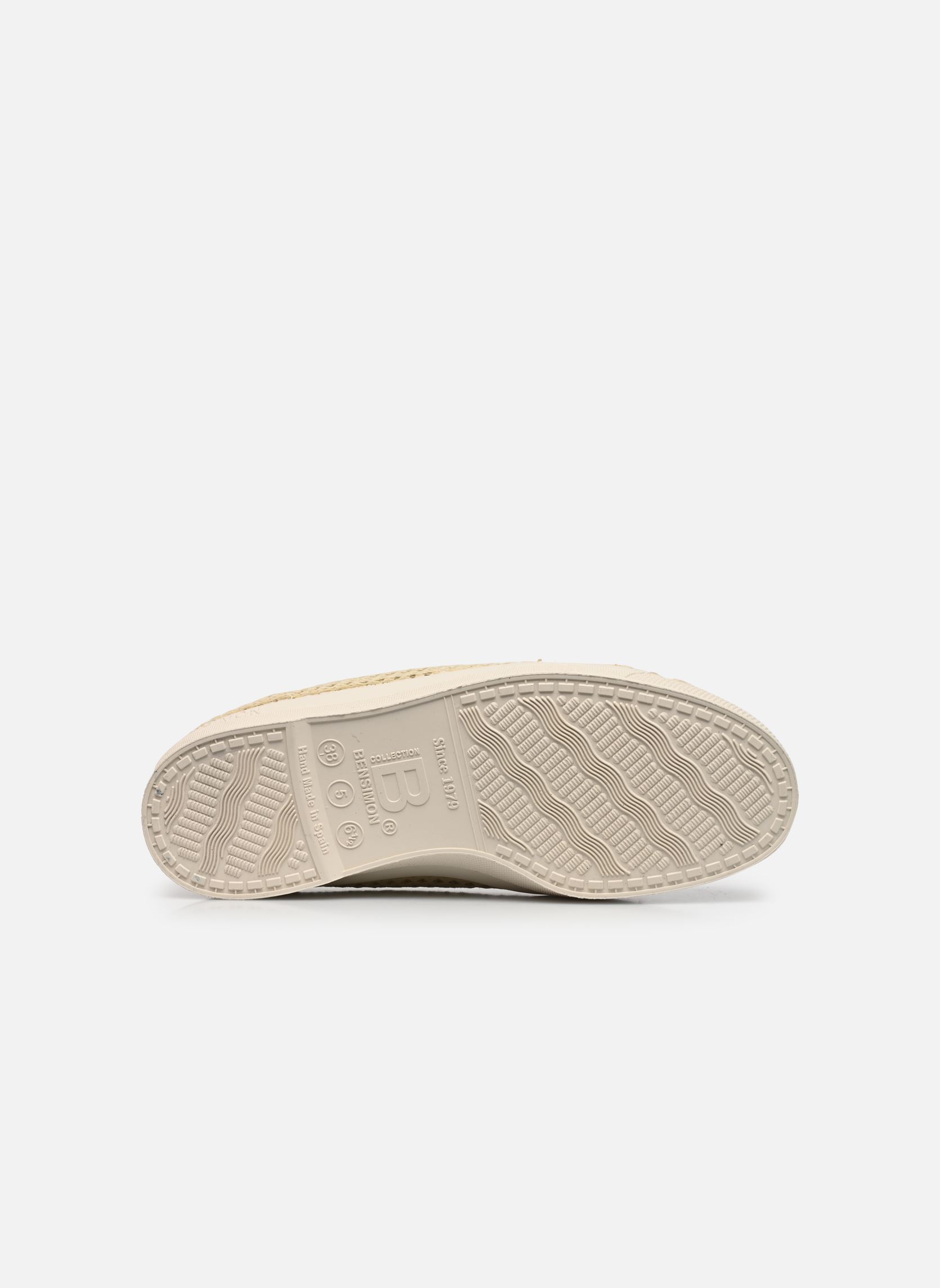 Baskets toile Stella B79 Nid D Abeille W femme blanc Bensimon Baskets toile Stella B79 Nid D Abeille W femme blanc ECRU
