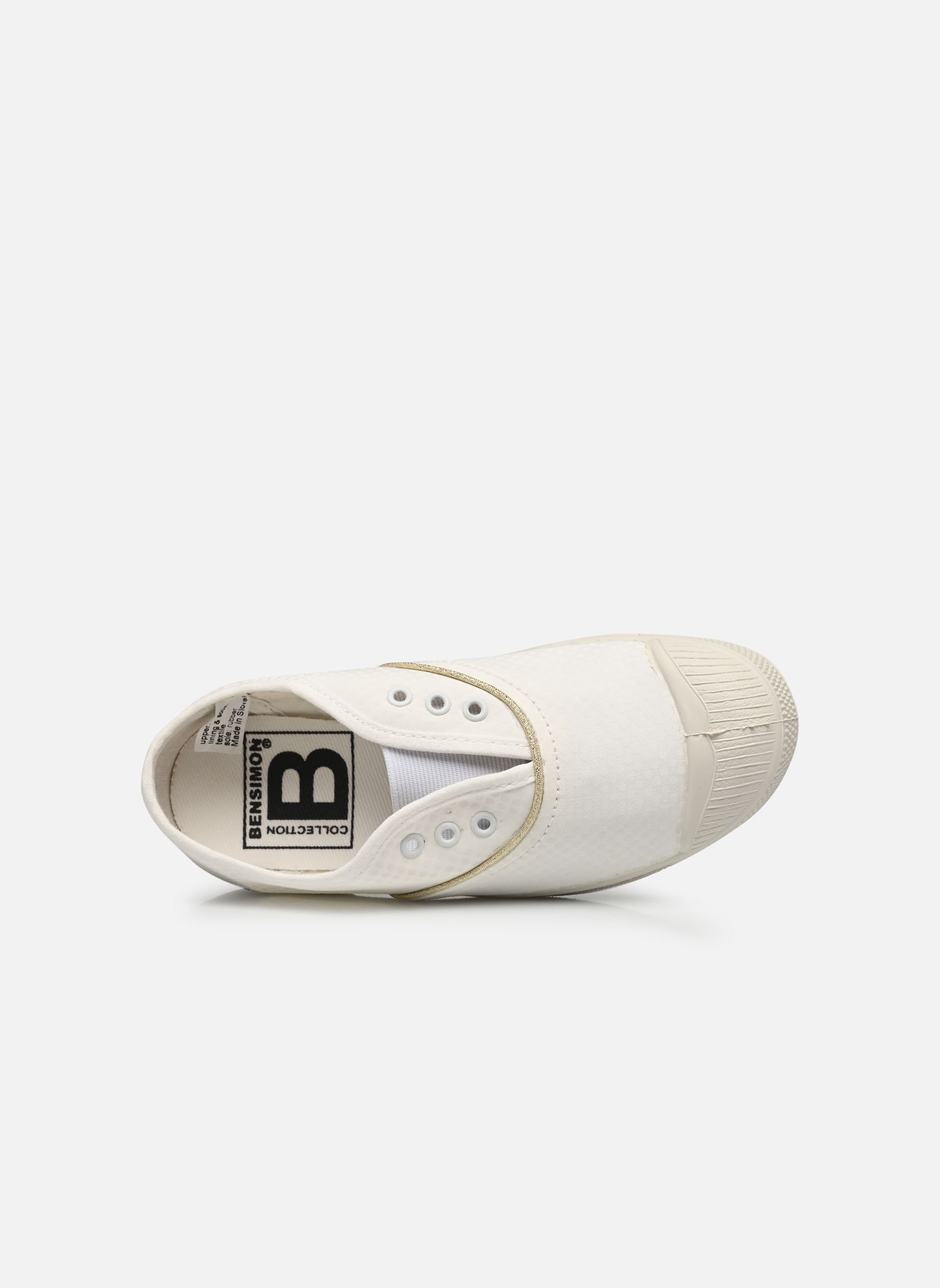 Niedrige Sneaker Elly Little Shiny Dot mädchen weiß Bensimon Niedrige Sneaker Elly Little Shiny Dot mädchen weiß POIS BLANC