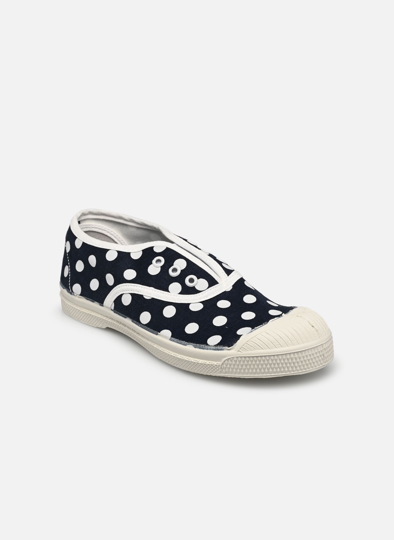 Niedrige Sneaker Elly Navy Dot mädchen blau Bensimon Niedrige Sneaker Elly Navy Dot mädchen blau POIS MARINE