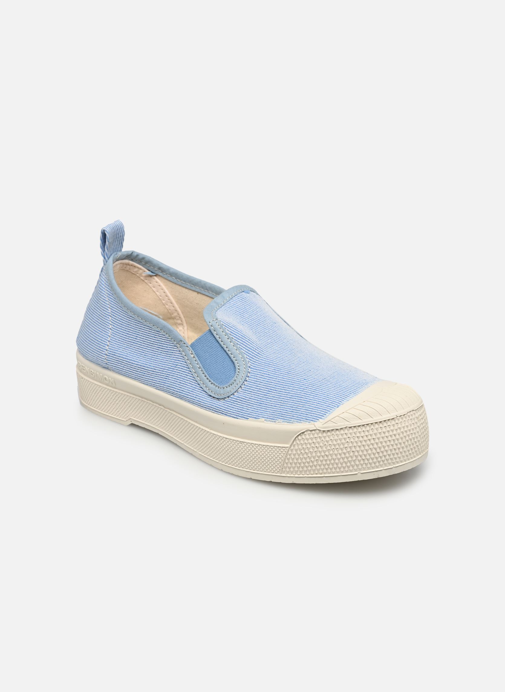 Niedrige Sneaker Tomy B79 Denim Recycle E blau Bensimon Niedrige Sneaker Tomy B79 Denim Recycle E blau BLEU