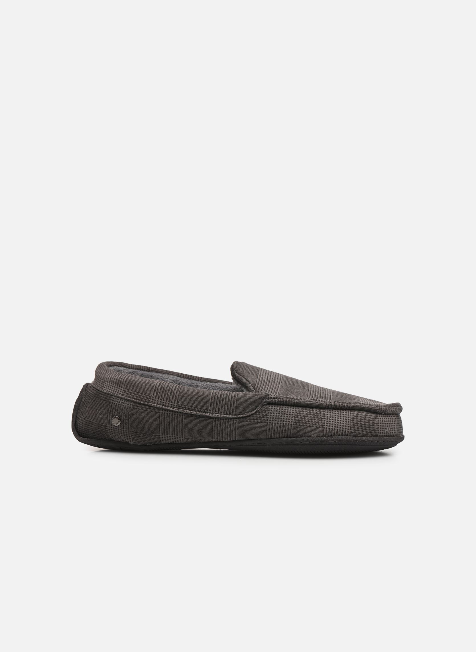 Chaussons Mocassins - Velours Ultra Doux - Semelle homme gris Isotoner Chaussons Mocassins - Velours Ultra Doux - Semelle homme gris Gris