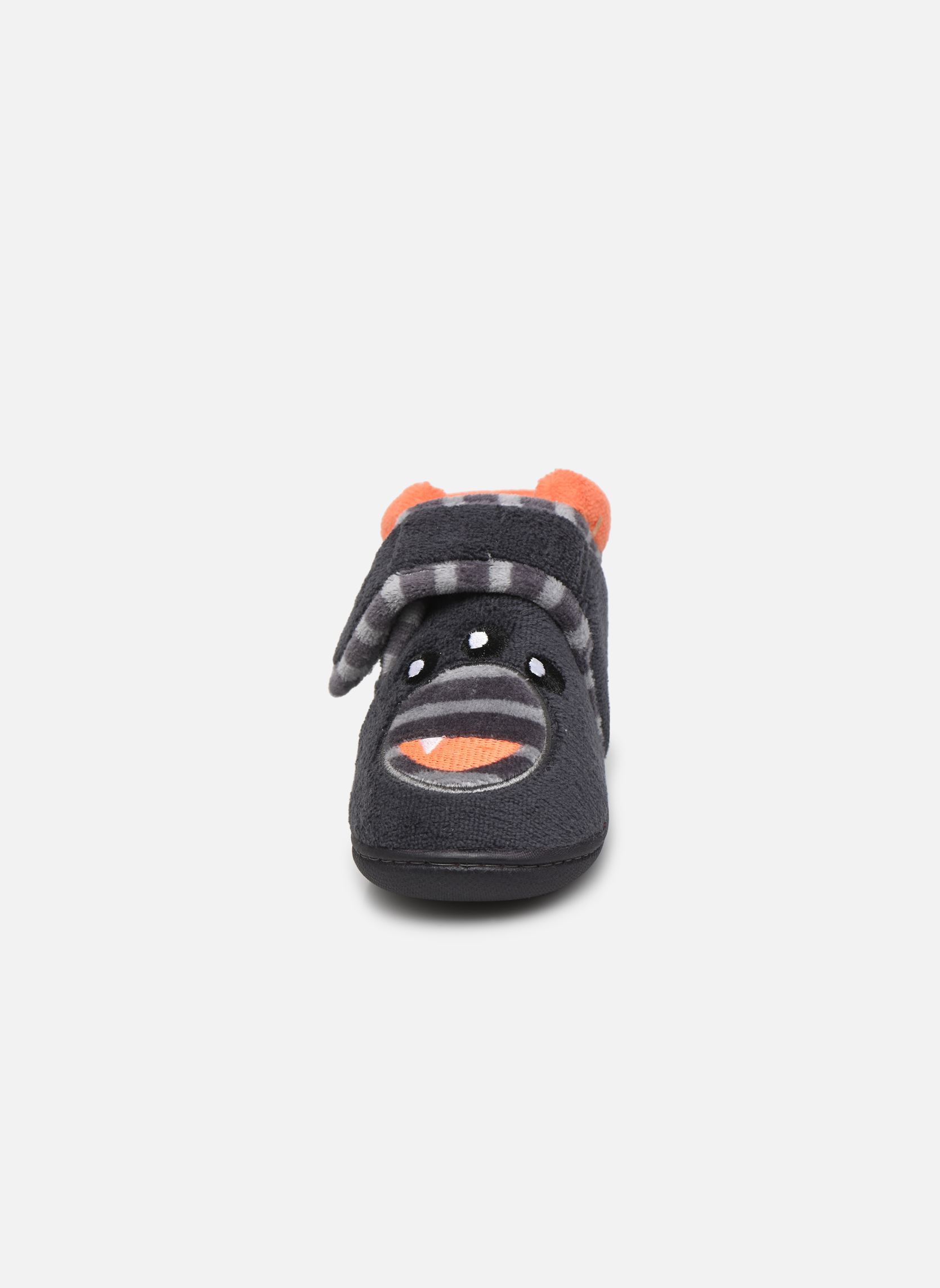 Chaussons Bottillons Velcro Garcon - Micro-Eponge garçon gris Isotoner Chaussons Bottillons Velcro Garcon - Micro-Eponge garçon gris GRIS