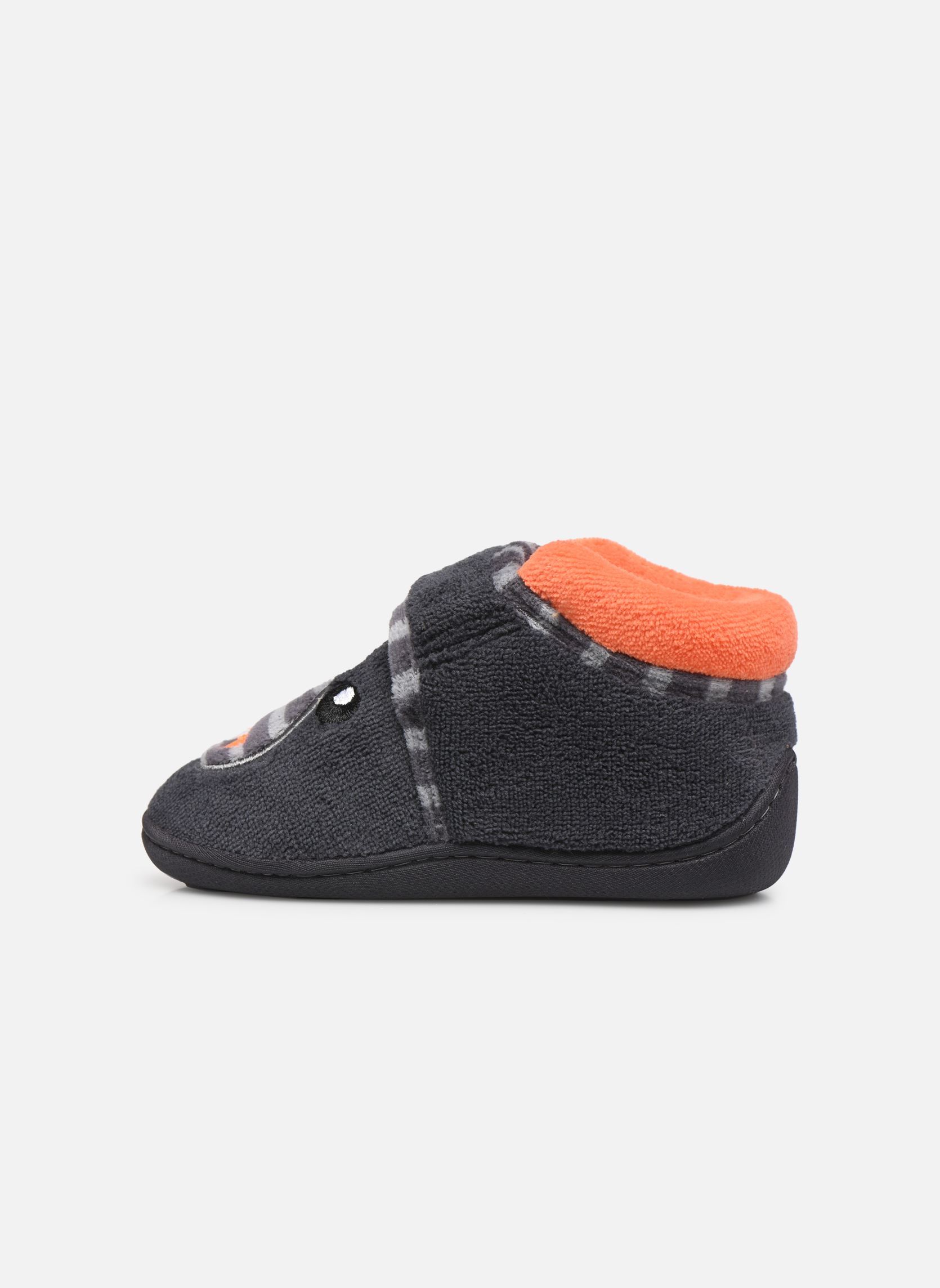 Chaussons Bottillons Velcro Garcon - Micro-Eponge garçon gris Isotoner Chaussons Bottillons Velcro Garcon - Micro-Eponge garçon gris GRIS