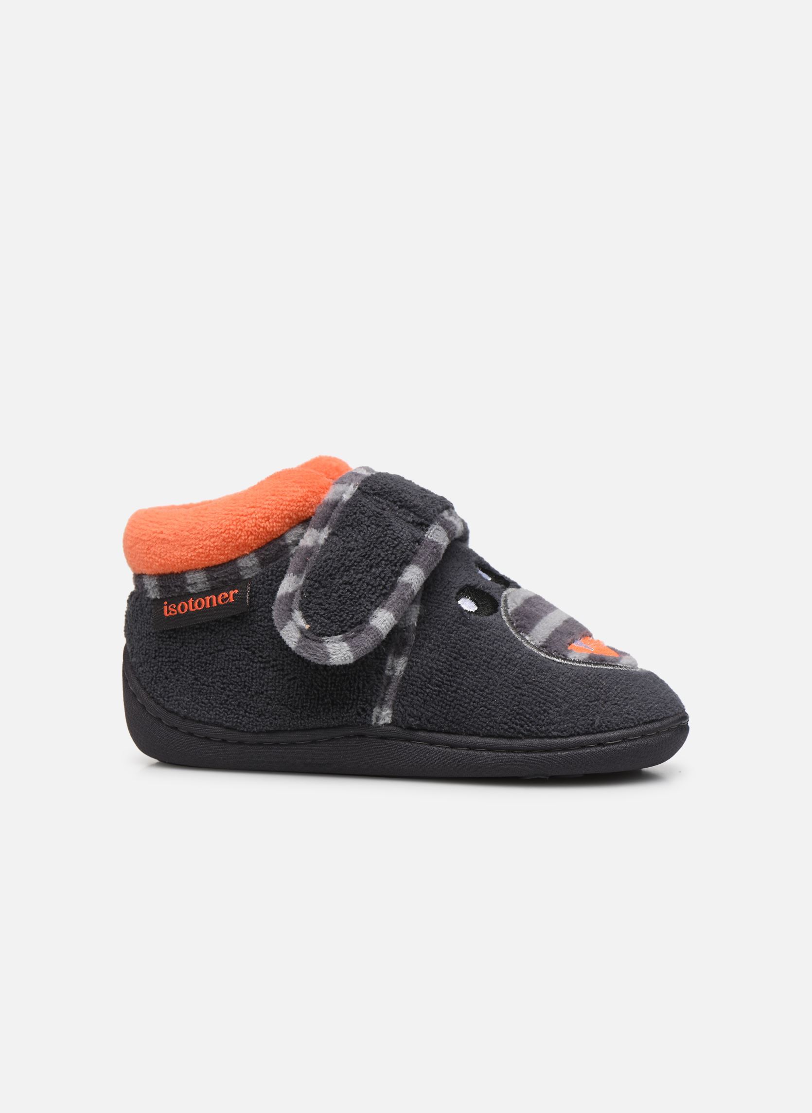 Chaussons Bottillons Velcro Garcon - Micro-Eponge garçon gris Isotoner Chaussons Bottillons Velcro Garcon - Micro-Eponge garçon gris GRIS