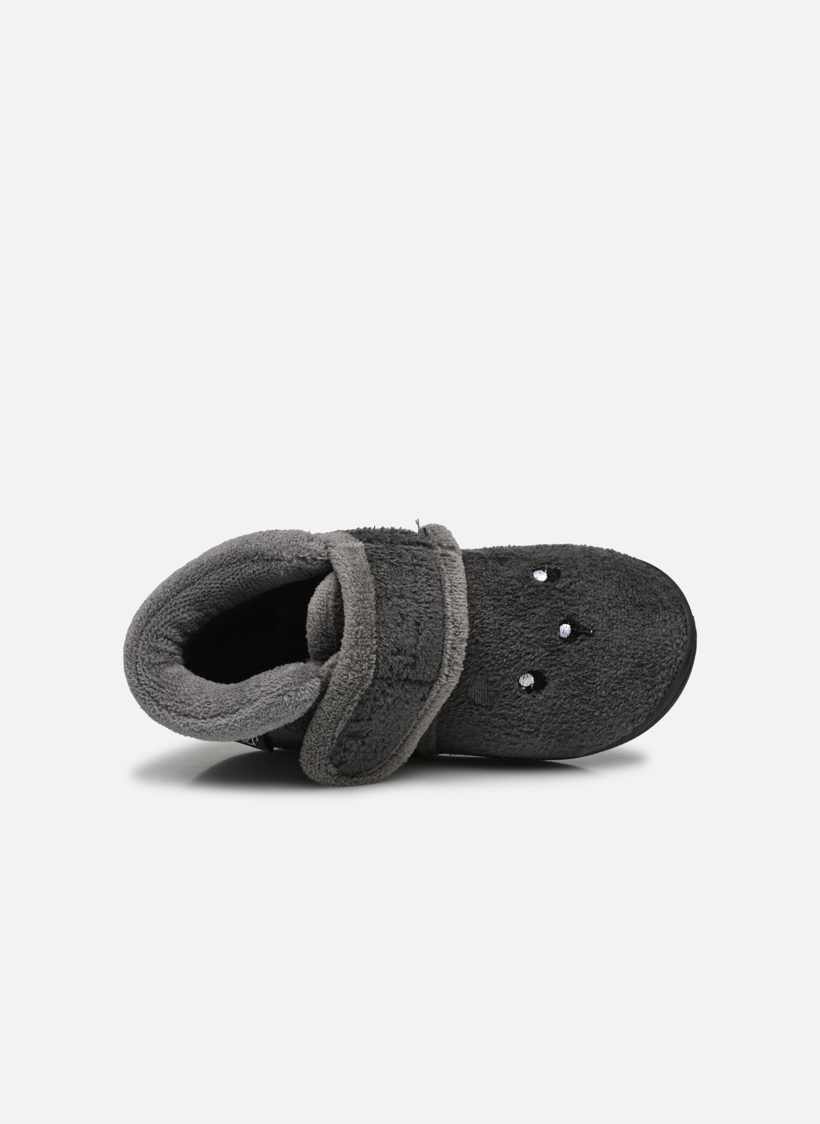 Chaussons Bottillons Velcro Garcon - Micro-Eponge garçon gris Isotoner Chaussons Bottillons Velcro Garcon - Micro-Eponge garçon gris GRIS 2