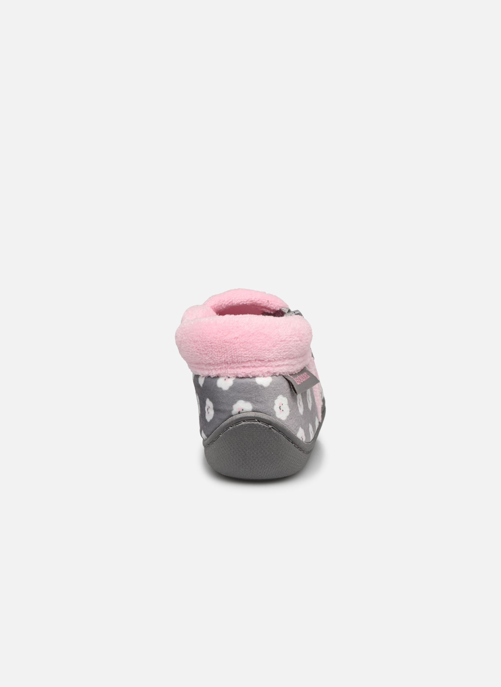 Hausschuhe Bottillons Zip Fille - Velours Ultra Dou mädchen grau Isotoner Hausschuhe Bottillons Zip Fille - Velours Ultra Dou mädchen grau NUAGE