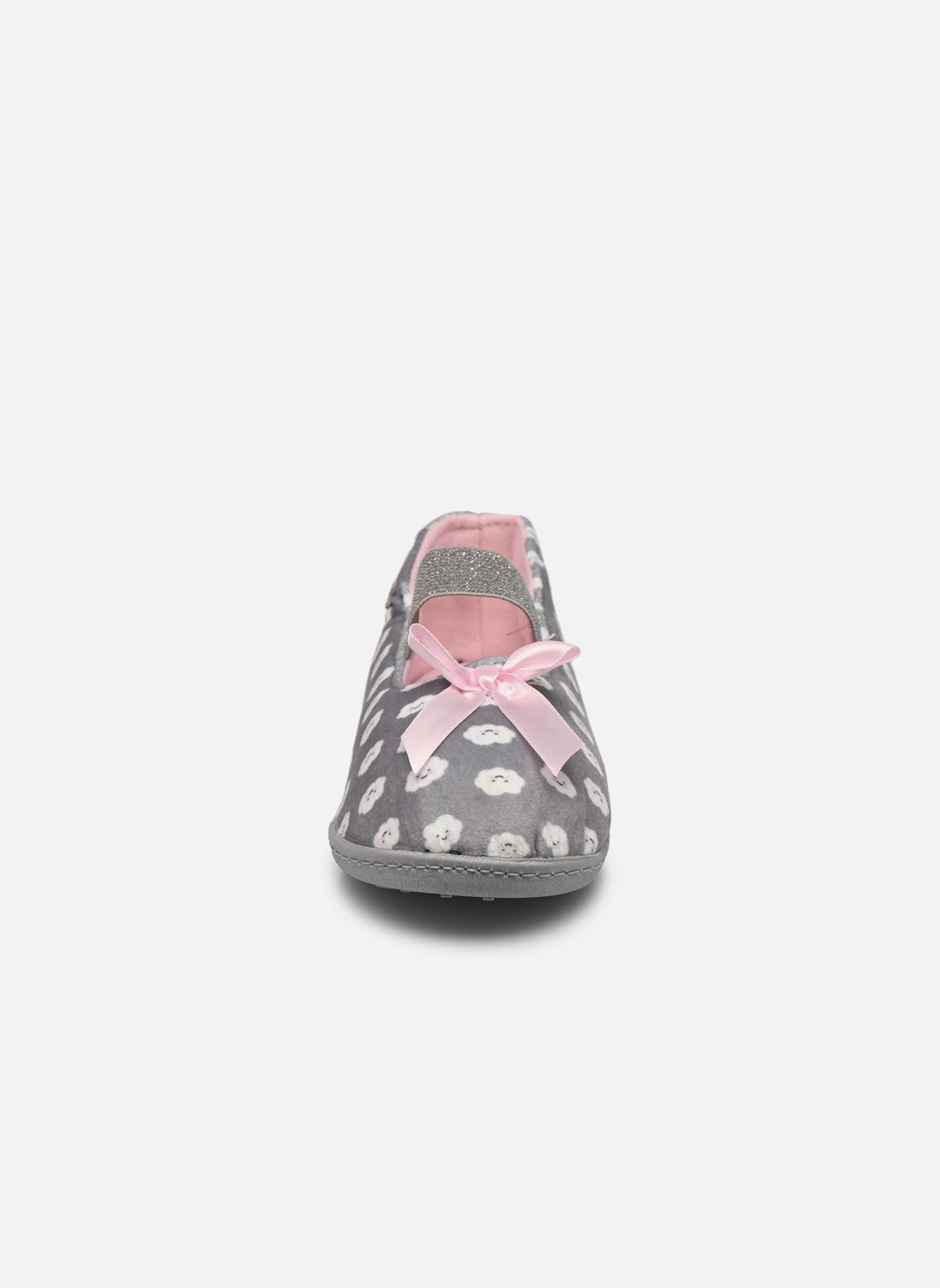 Chaussons Ballerines fille gris Isotoner Chaussons Ballerines fille gris NUAGE