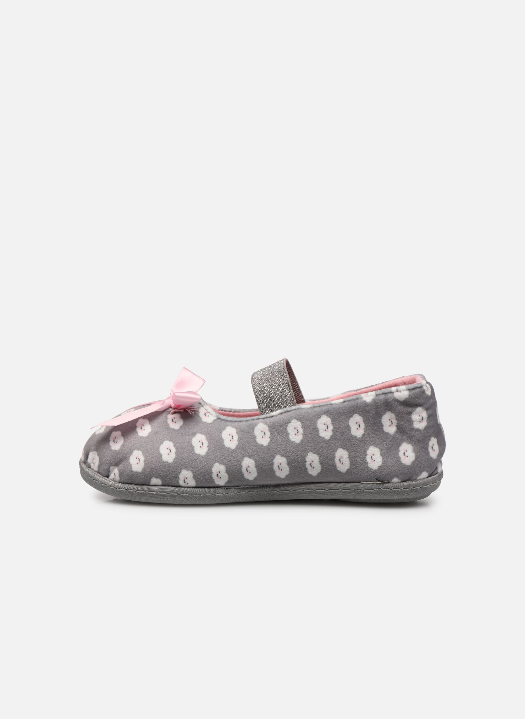 Chaussons Ballerines fille gris Isotoner Chaussons Ballerines fille gris NUAGE