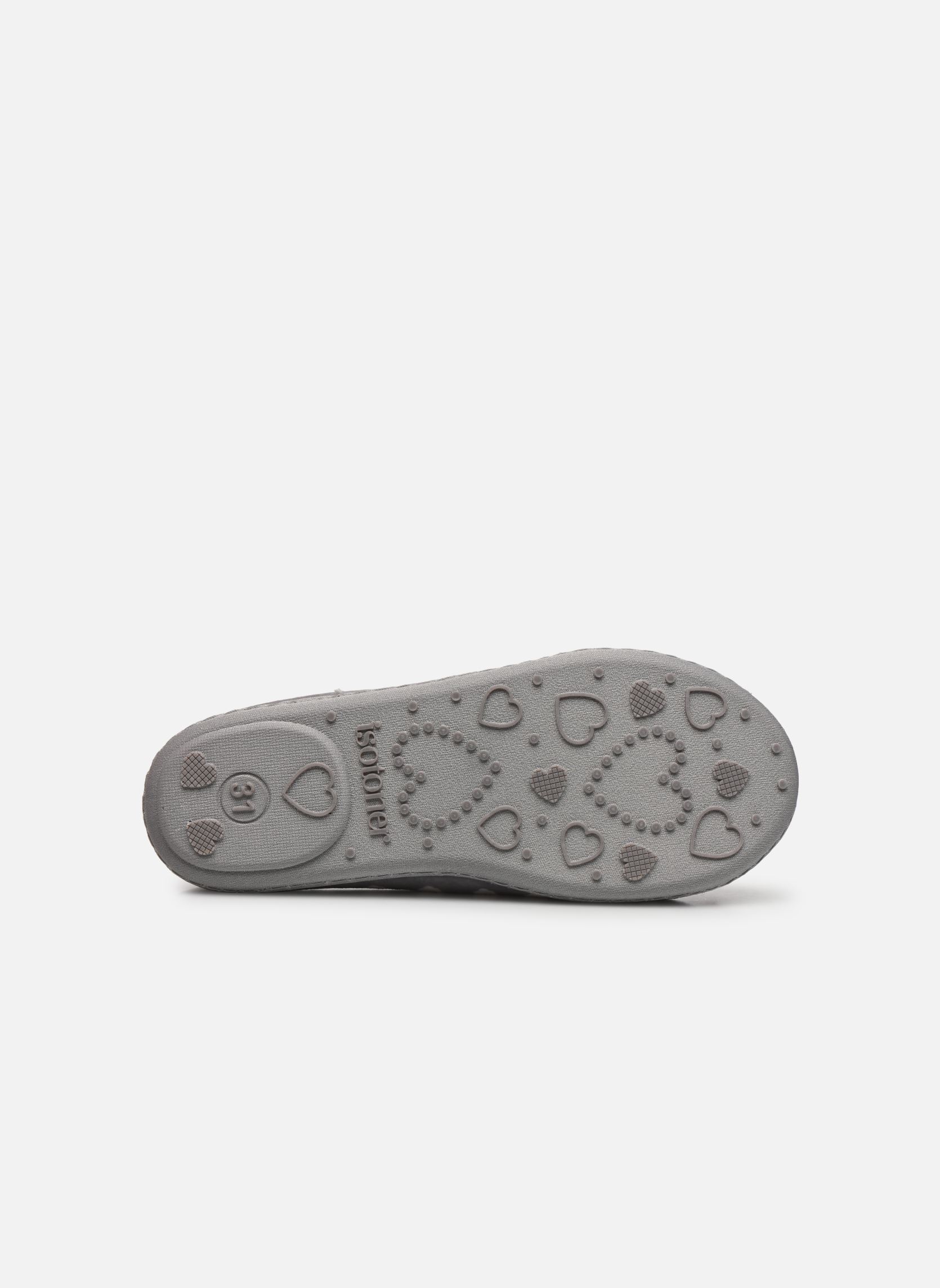 Chaussons Ballerines fille gris Isotoner Chaussons Ballerines fille gris NUAGE