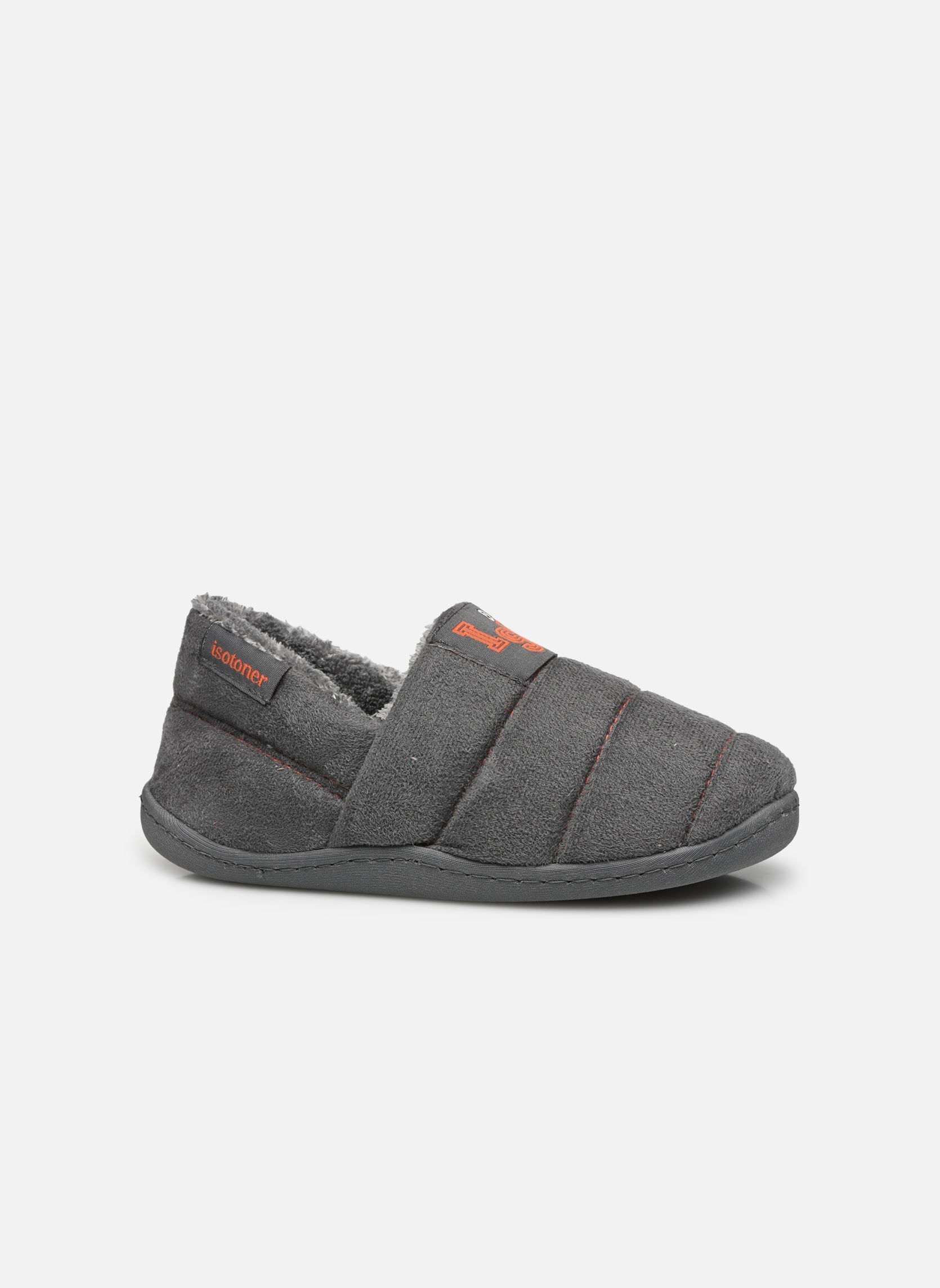 Hausschuhe Mocassins - Suedine jungen grau Isotoner Hausschuhe Mocassins - Suedine jungen grau GRIS