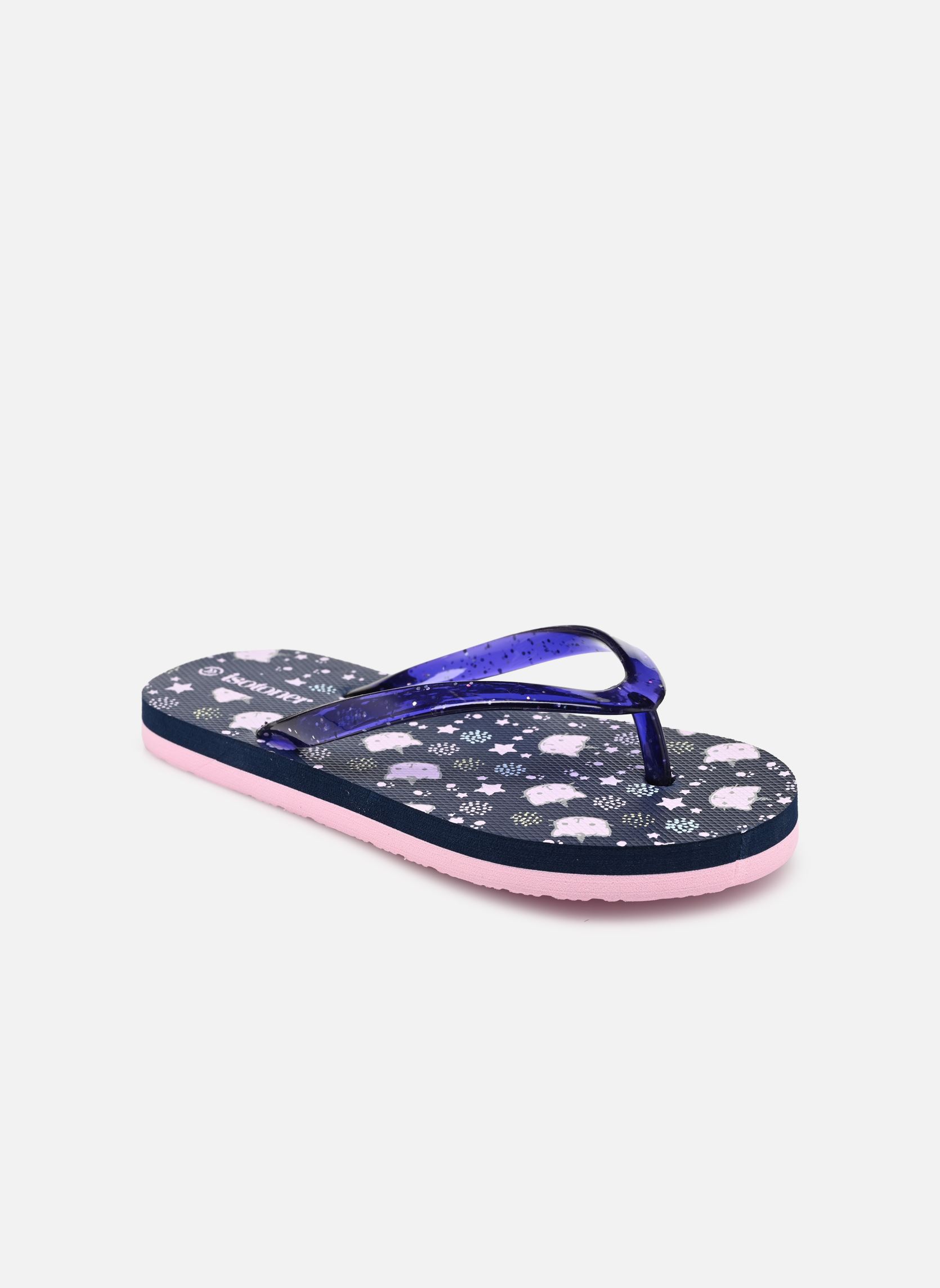 Flip-Flops Tong Fille mädchen blau Isotoner Flip-Flops Tong Fille mädchen blau MARINE