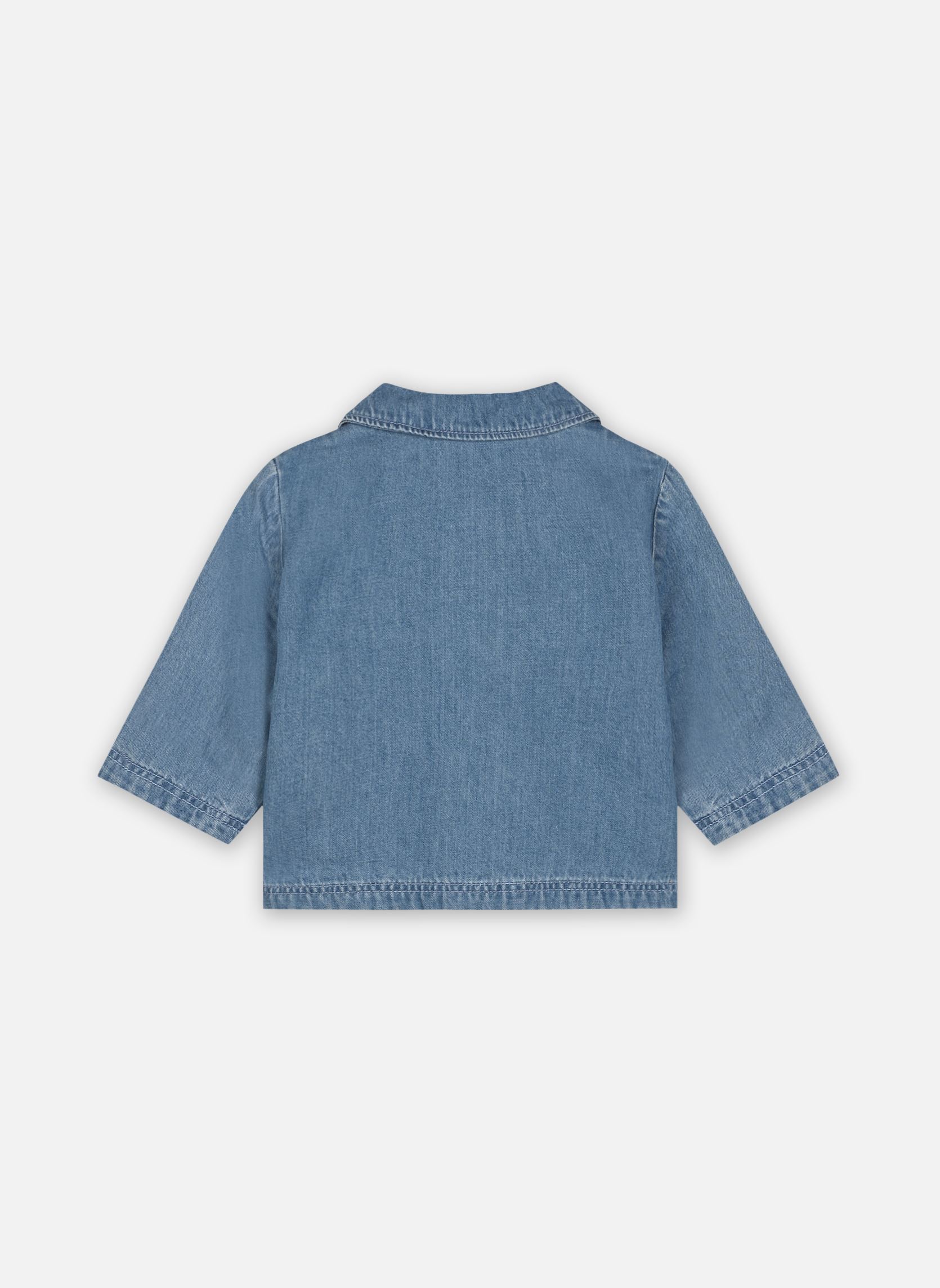 Jacken Beaune - Veste - Bébé Fille mädchen blau Petit Bateau Jacken Beaune - Veste - Bébé Fille mädchen blau DENIM CLAIR