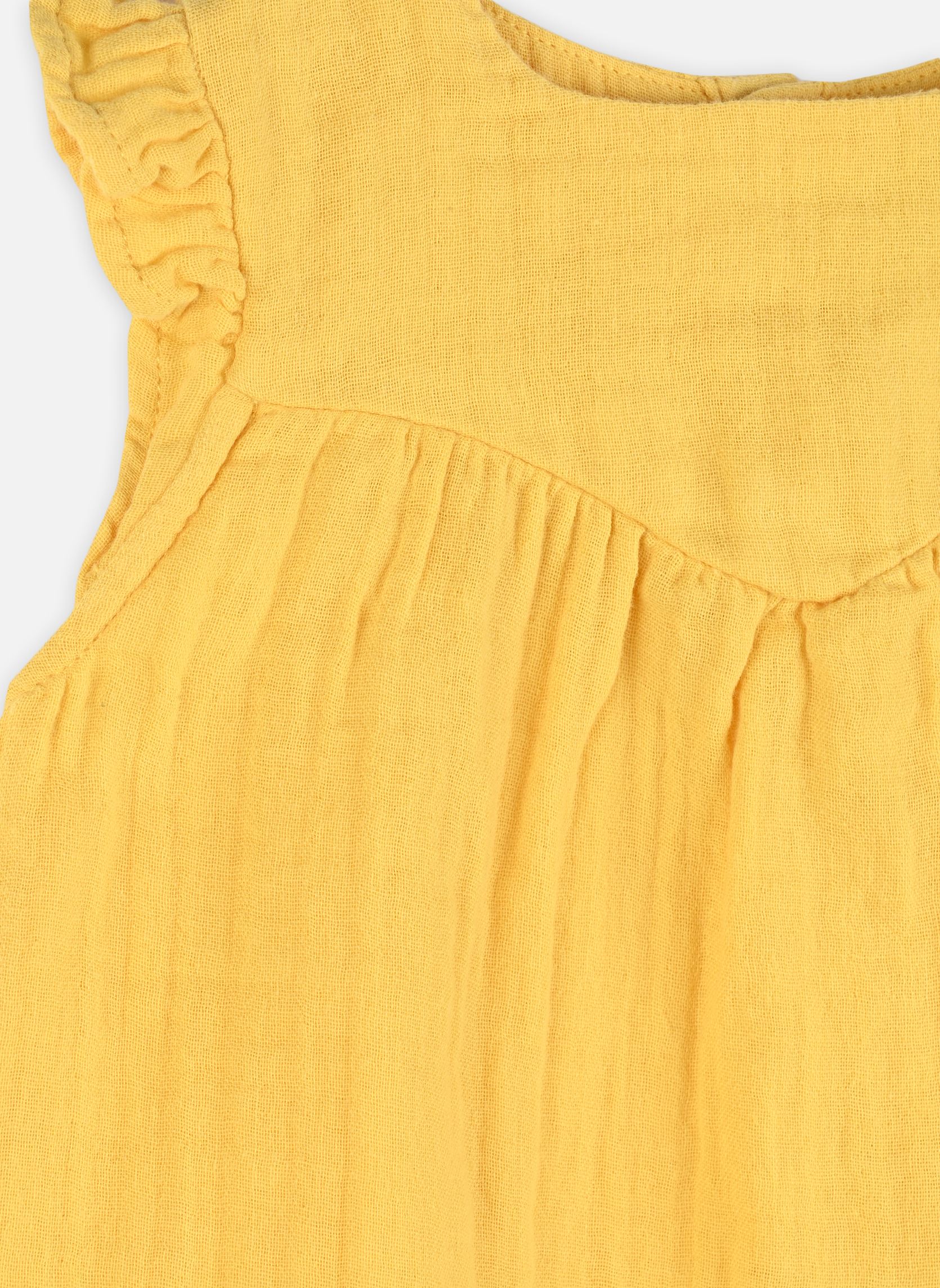 Petit Bateau Robe - Beauty - Bébé Fil (Jaune) - Vêtements Chez