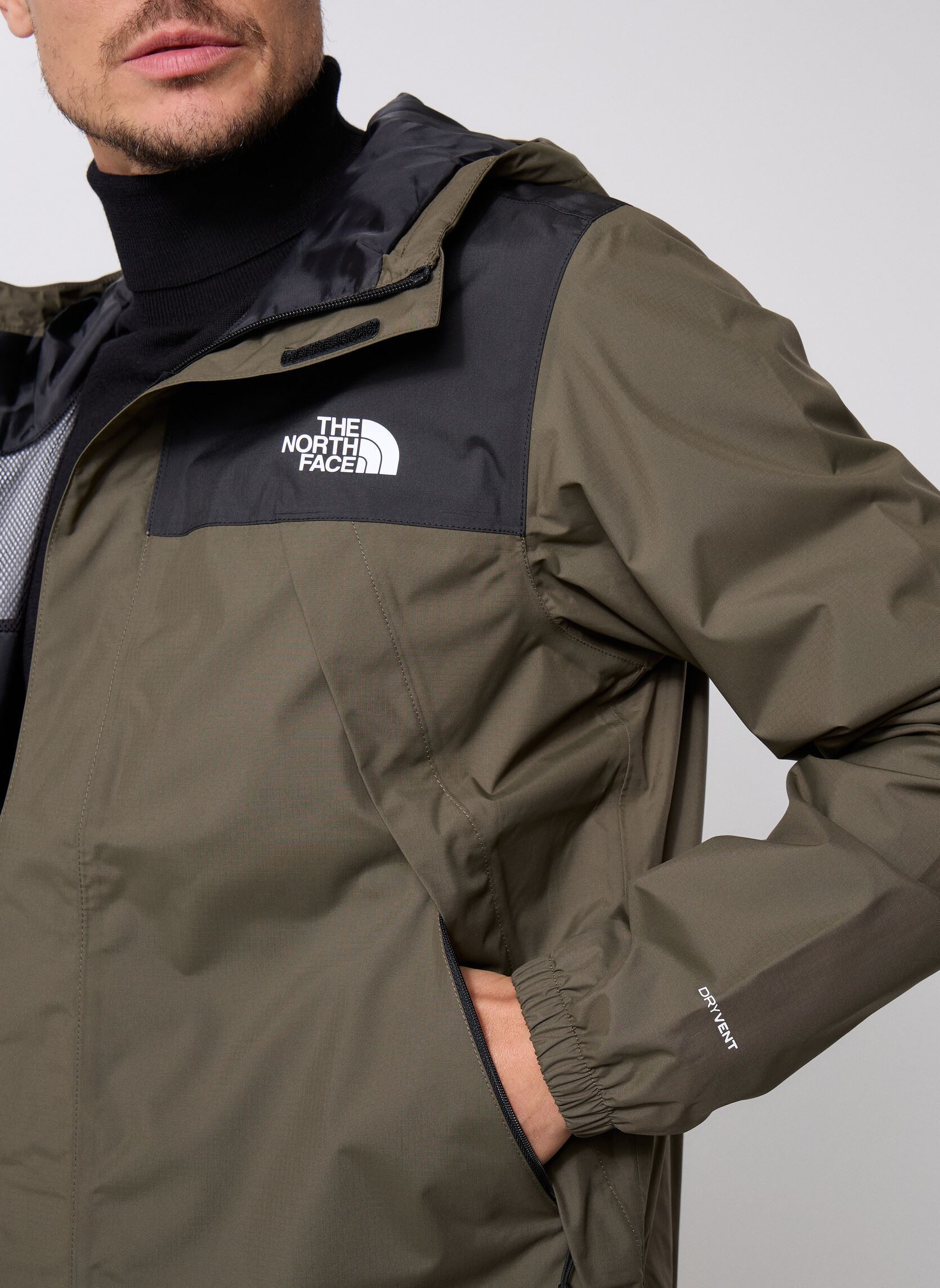 Vestes imperméables M Antora Jacket homme vert The North Face Vestes imperméables M Antora Jacket homme vert NEW TAUPE GREEN/TNF BLACK