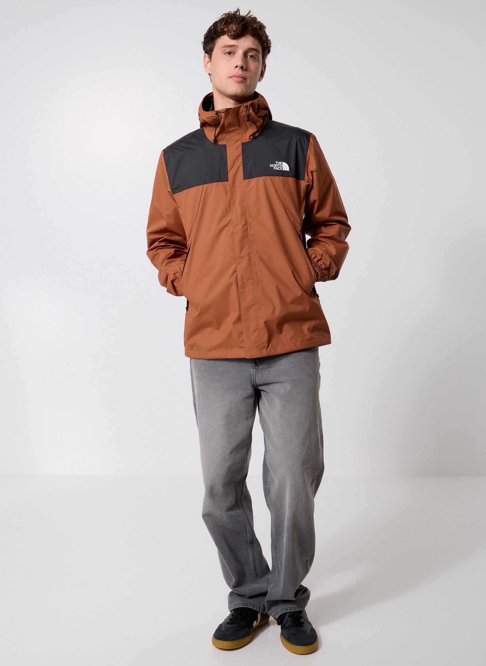 Waterdichte jassen M Antora Jacket heren bruin The North Face Waterdichte jassen M Antora Jacket heren bruin BURNT UMBER/TNF BLACK