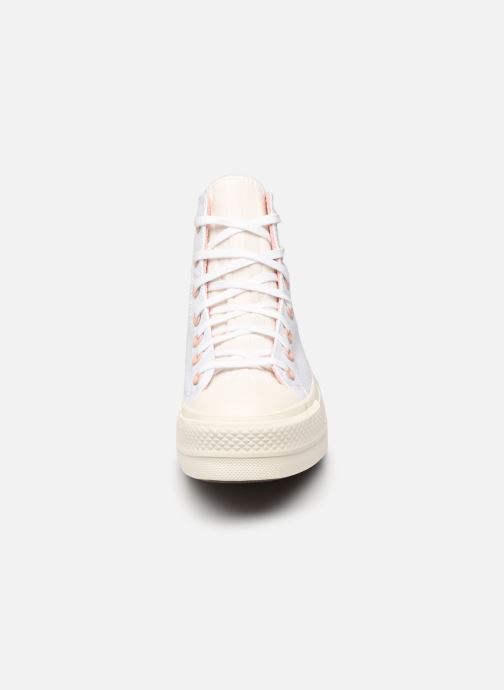 Converse Chuck Taylor All Star Lift Crafted Canvas Platform Trainers in  White at Sarenza.eu (554852)