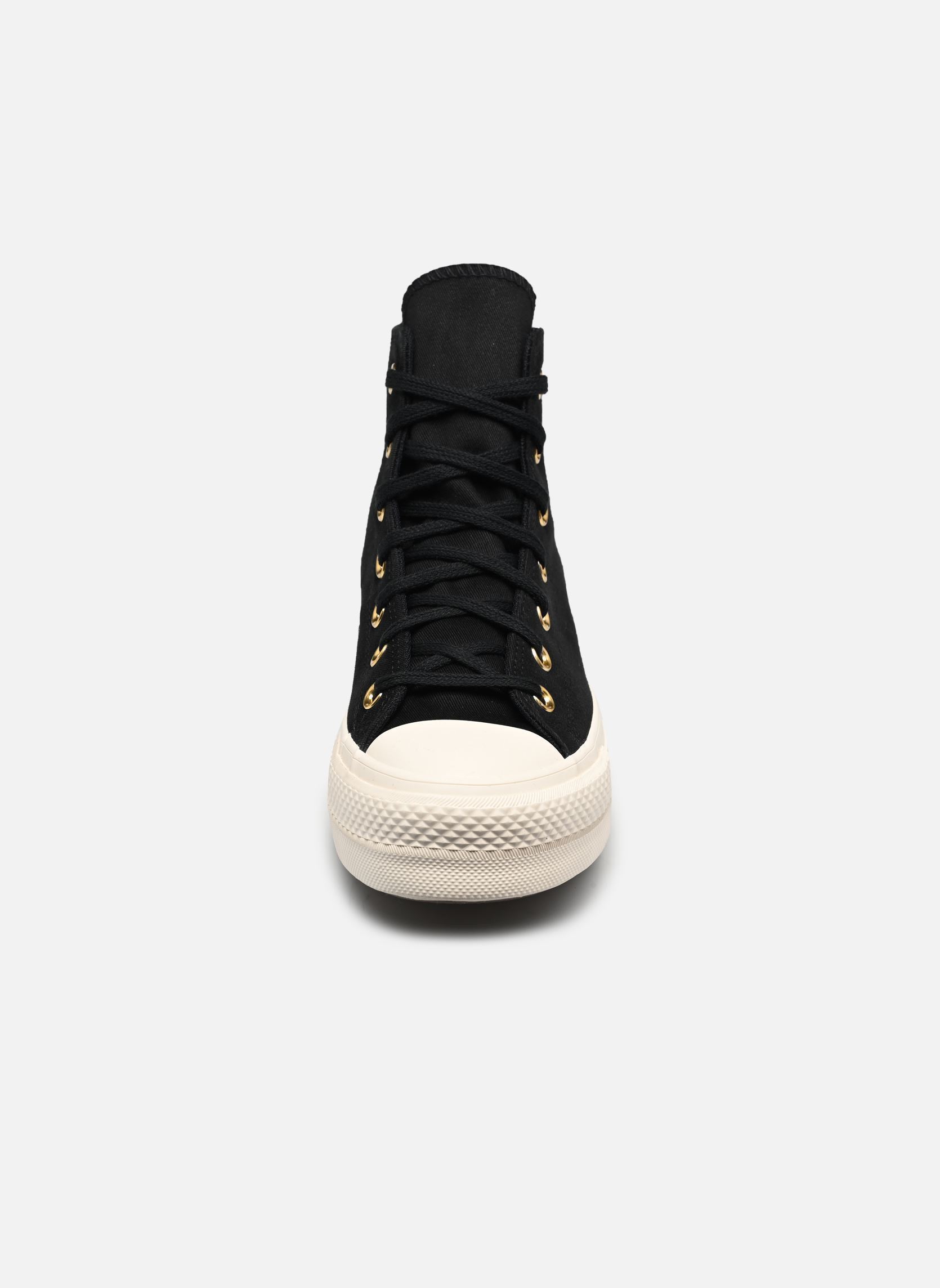 Baskets toile Chuck Taylor All Star Lift Hi femme noir Converse Baskets toile Chuck Taylor All Star Lift Hi femme noir BLACK/BLACK/EGRET