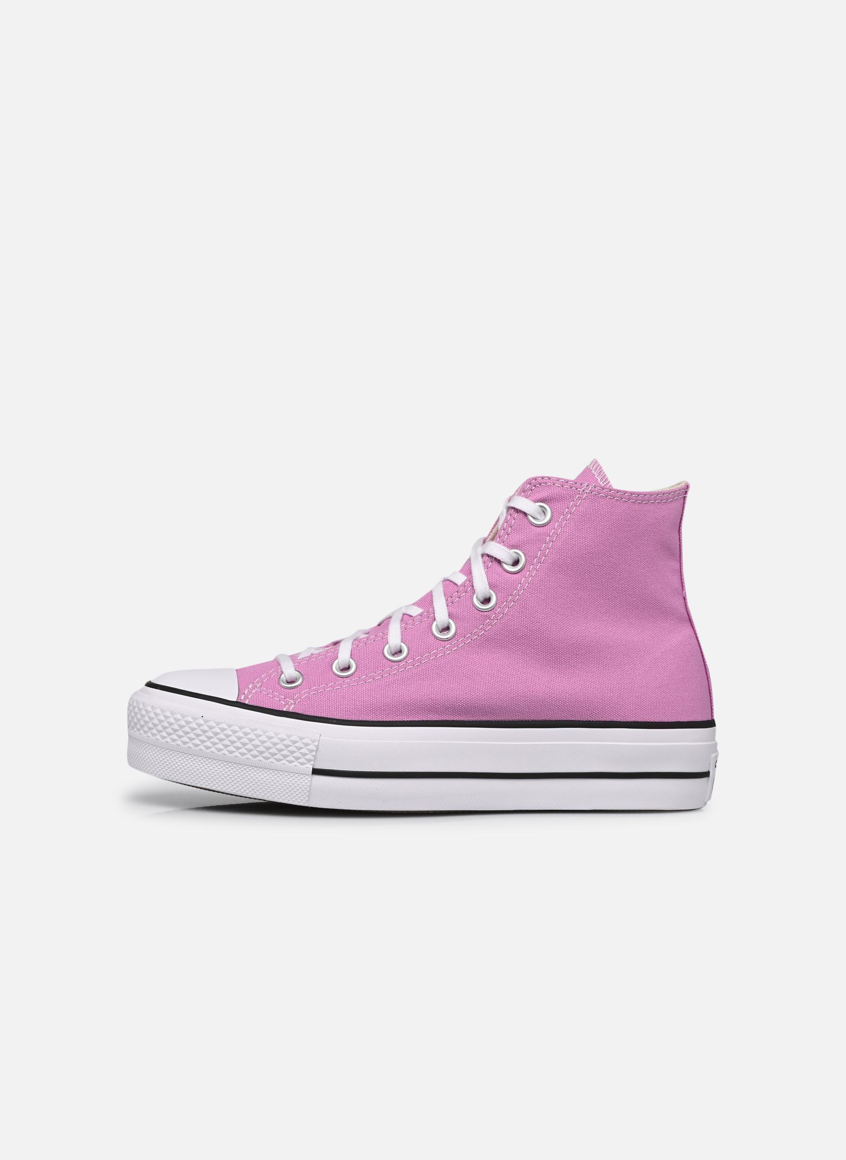 Baskets toile Chuck Taylor All Star Lift Hi femme rose Converse Baskets toile Chuck Taylor All Star Lift Hi femme rose XOXO PINK/WHITE/BLACK