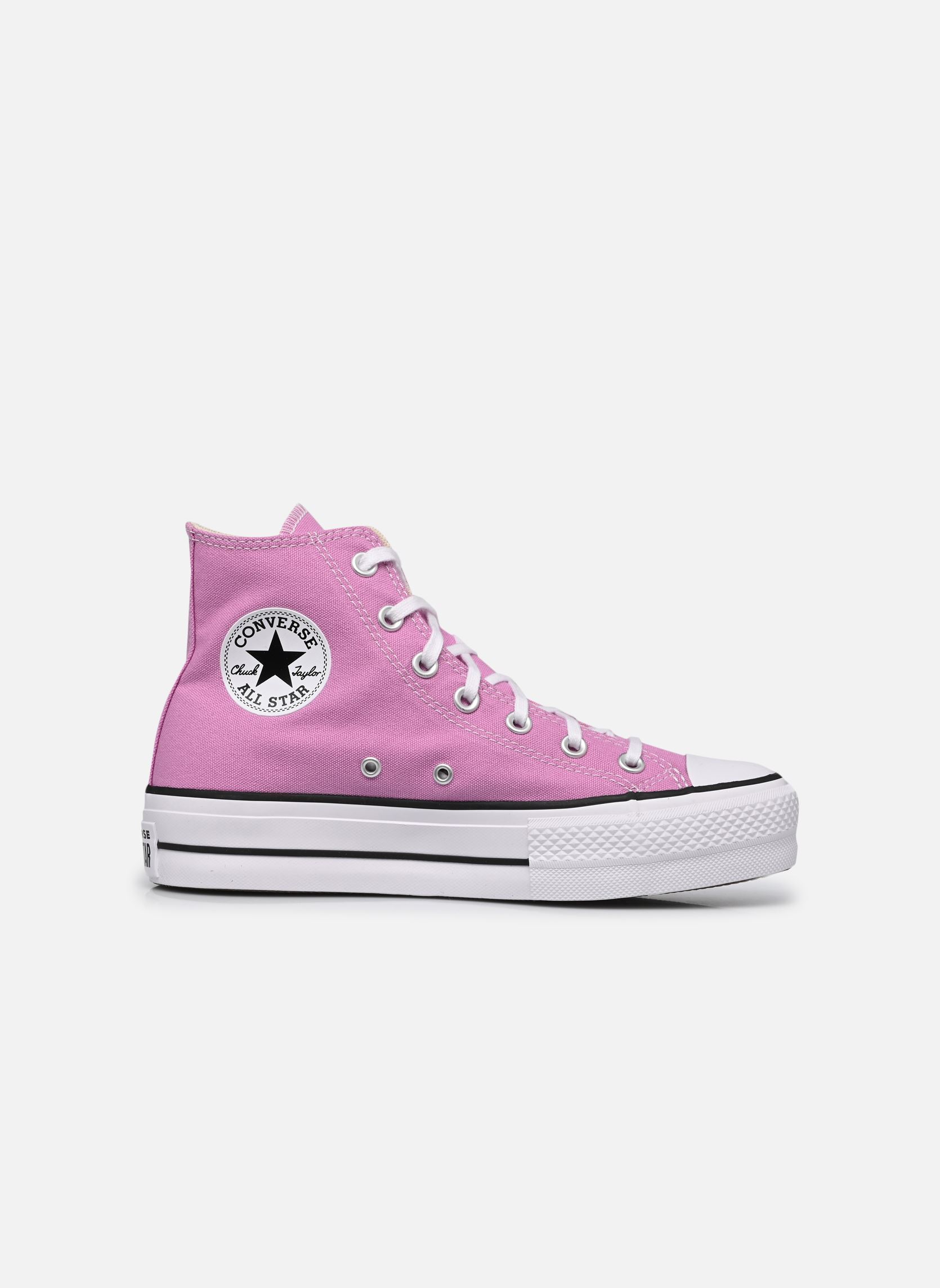Baskets toile Chuck Taylor All Star Lift Hi femme rose Converse Baskets toile Chuck Taylor All Star Lift Hi femme rose XOXO PINK/WHITE/BLACK