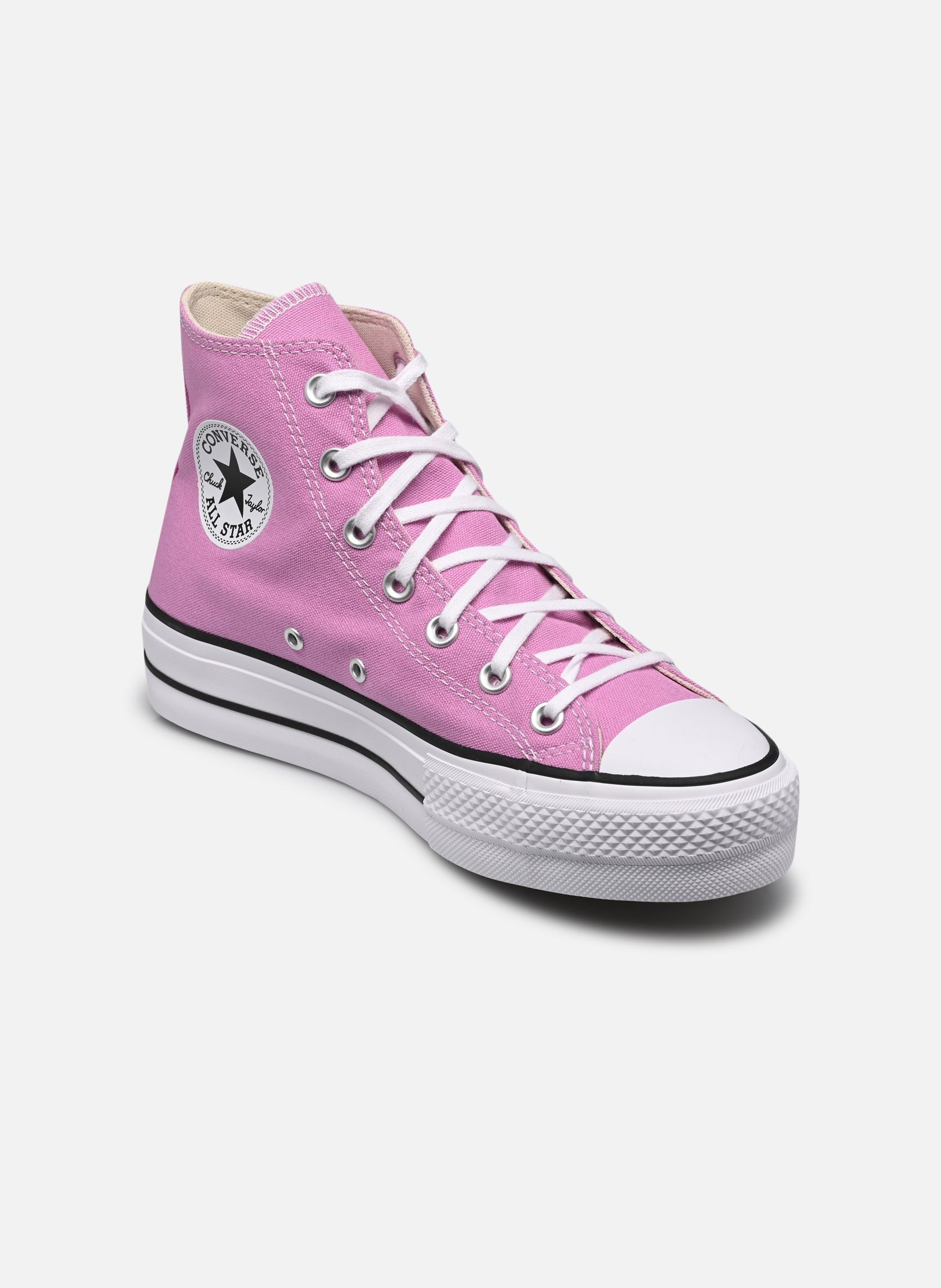 Baskets toile Chuck Taylor All Star Lift Hi femme rose Converse Baskets toile Chuck Taylor All Star Lift Hi femme rose XOXO PINK/WHITE/BLACK