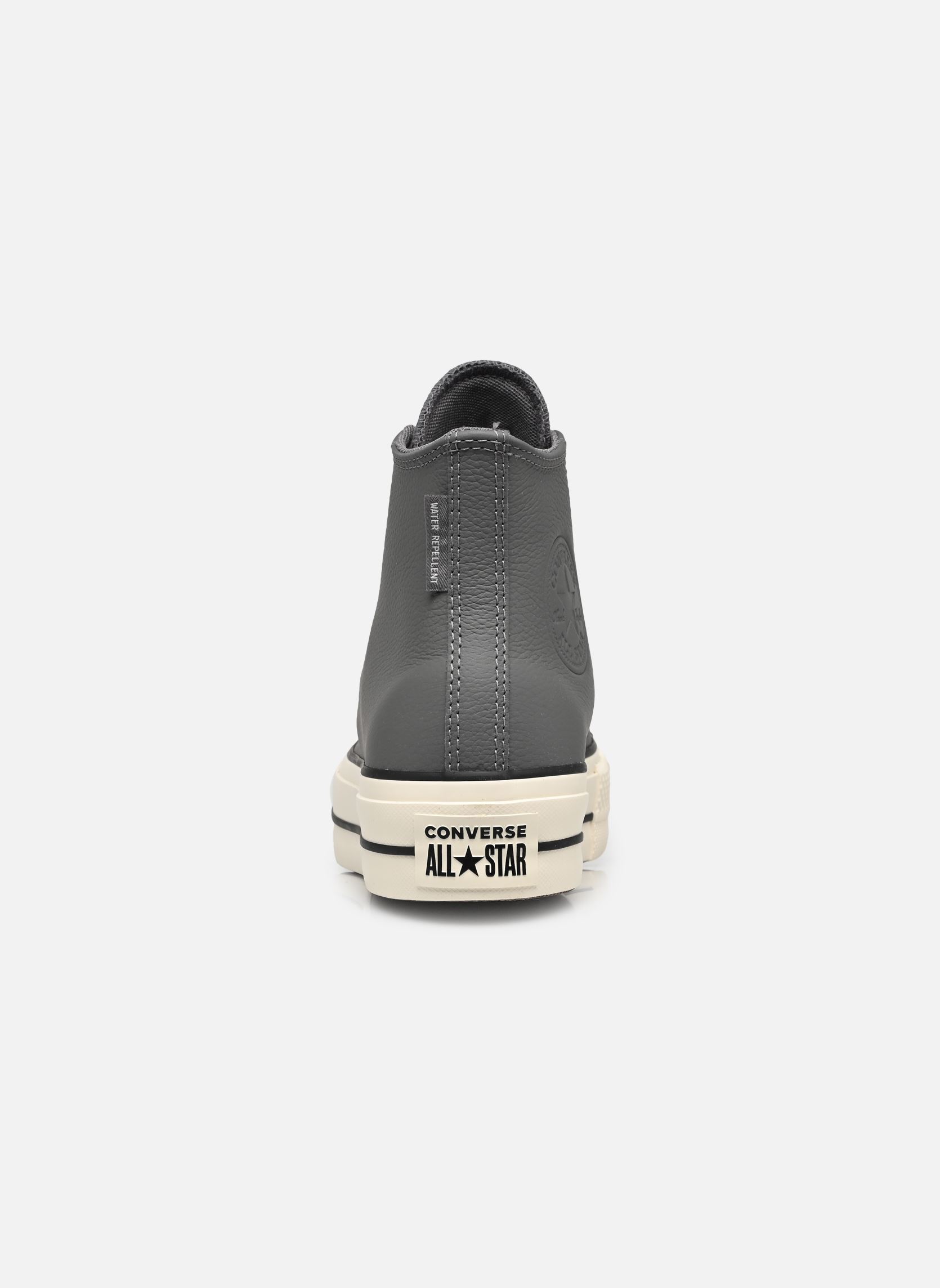 Baskets toile Chuck Taylor All Star Lift Hi femme gris Converse Baskets toile Chuck Taylor All Star Lift Hi femme gris DARKER GREY/EGRET/BLACK