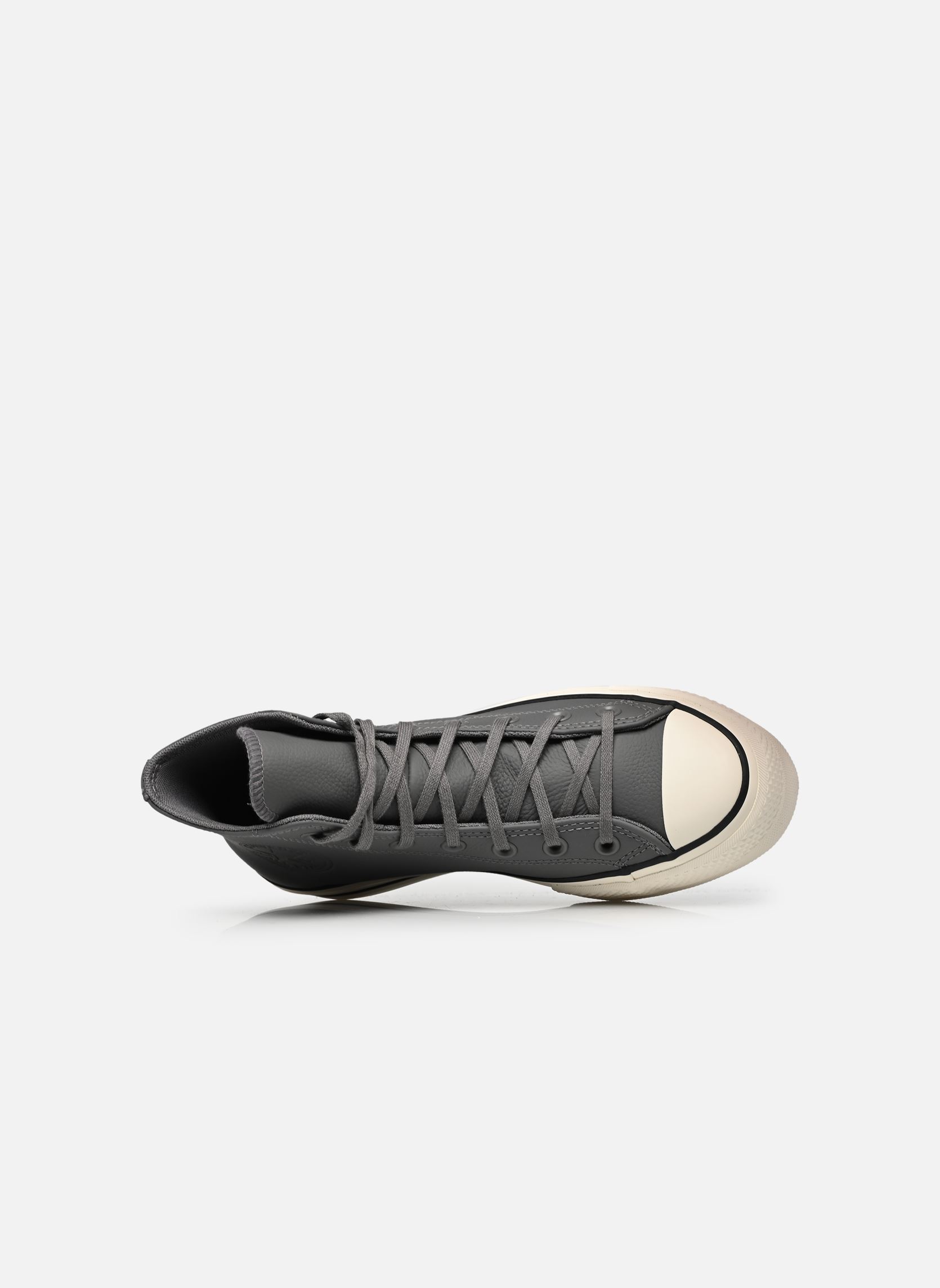 Baskets toile Chuck Taylor All Star Lift Hi femme gris Converse Baskets toile Chuck Taylor All Star Lift Hi femme gris DARKER GREY/EGRET/BLACK