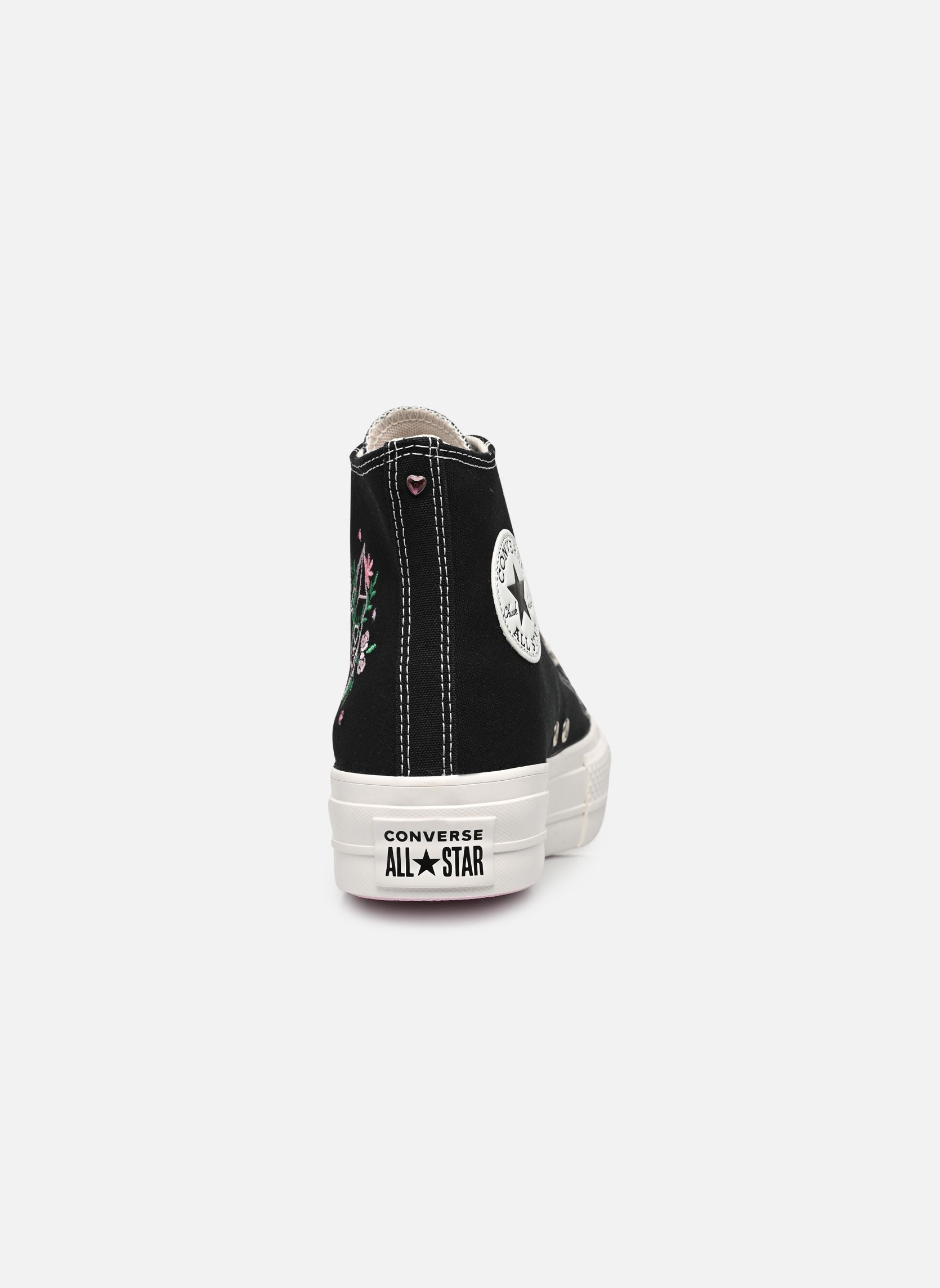 Sneakers di tela Chuck Taylor All Star Lift Hi donna nero Converse Sneakers di tela Chuck Taylor All Star Lift Hi donna nero BLACK/WINTAGE WHITE